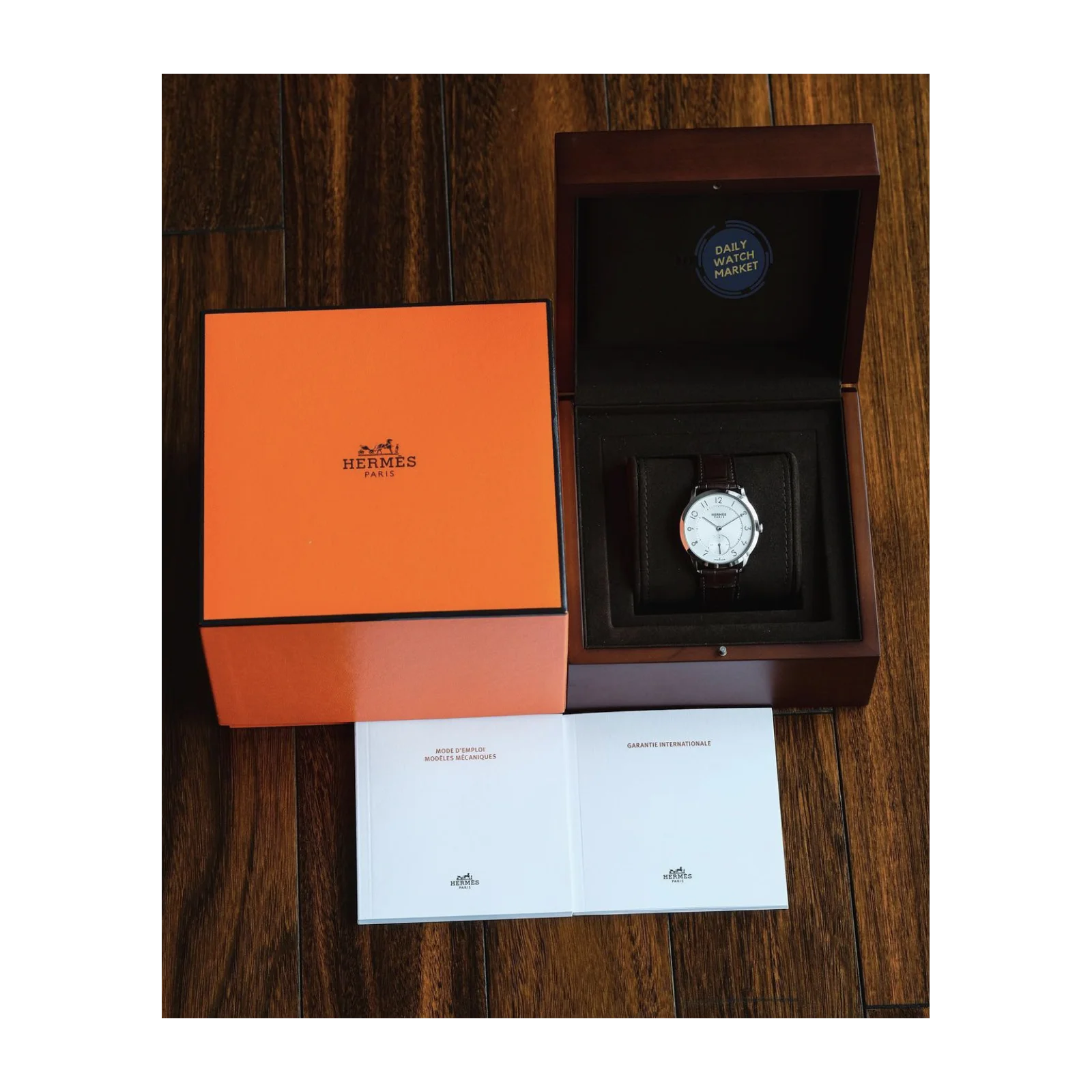Thumb Slim d'Hermès GM Stainless Steel / Silver