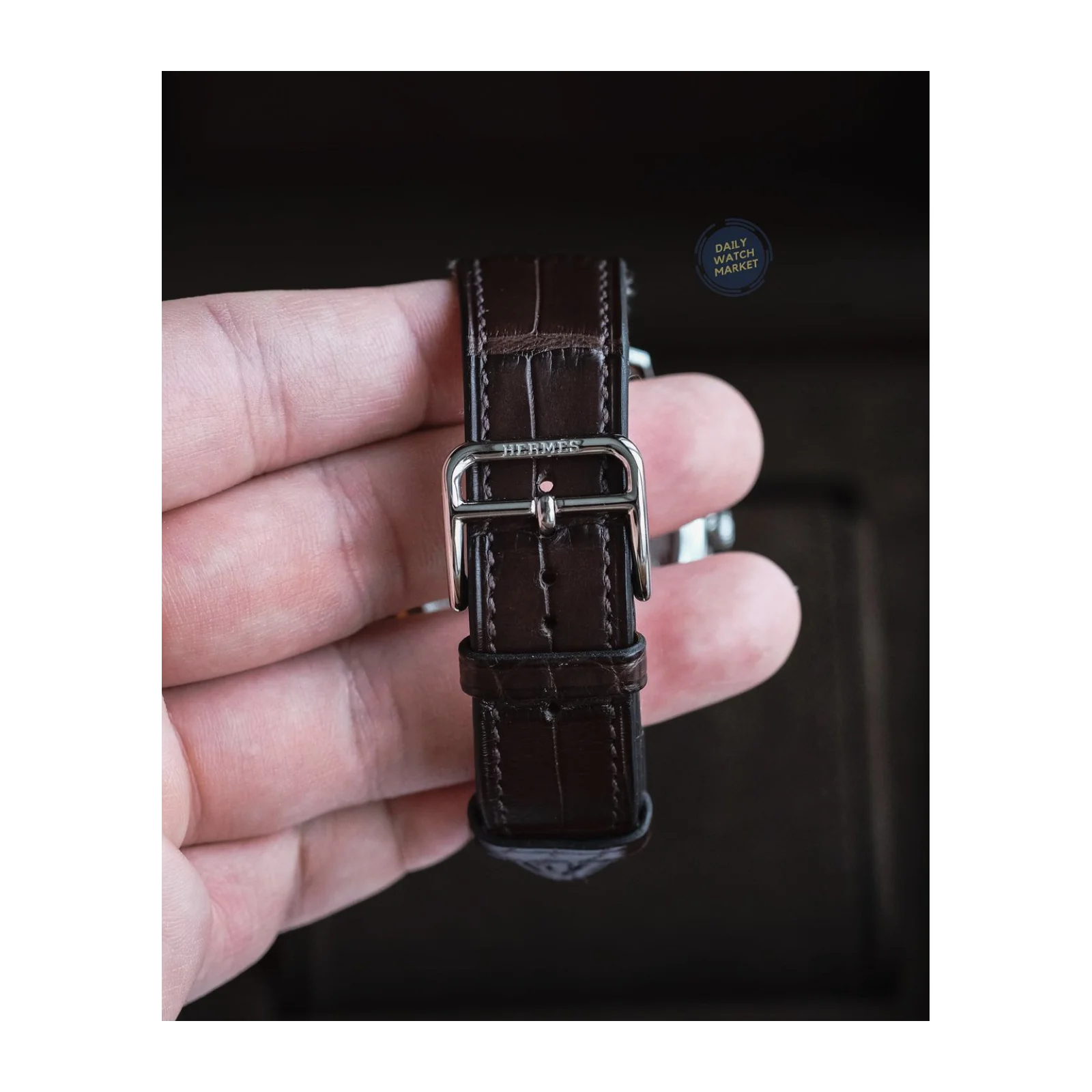 Thumb Slim d'Hermès GM Stainless Steel / Silver