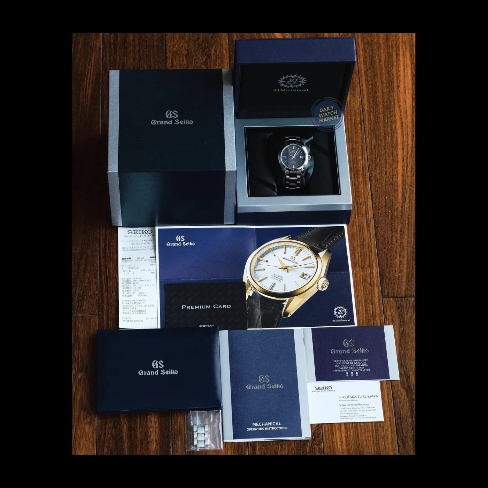 Thumb Automatic Hi-Beat 36000 Stainless Steel / Whirlpool / Bracelet / Limited Edition
