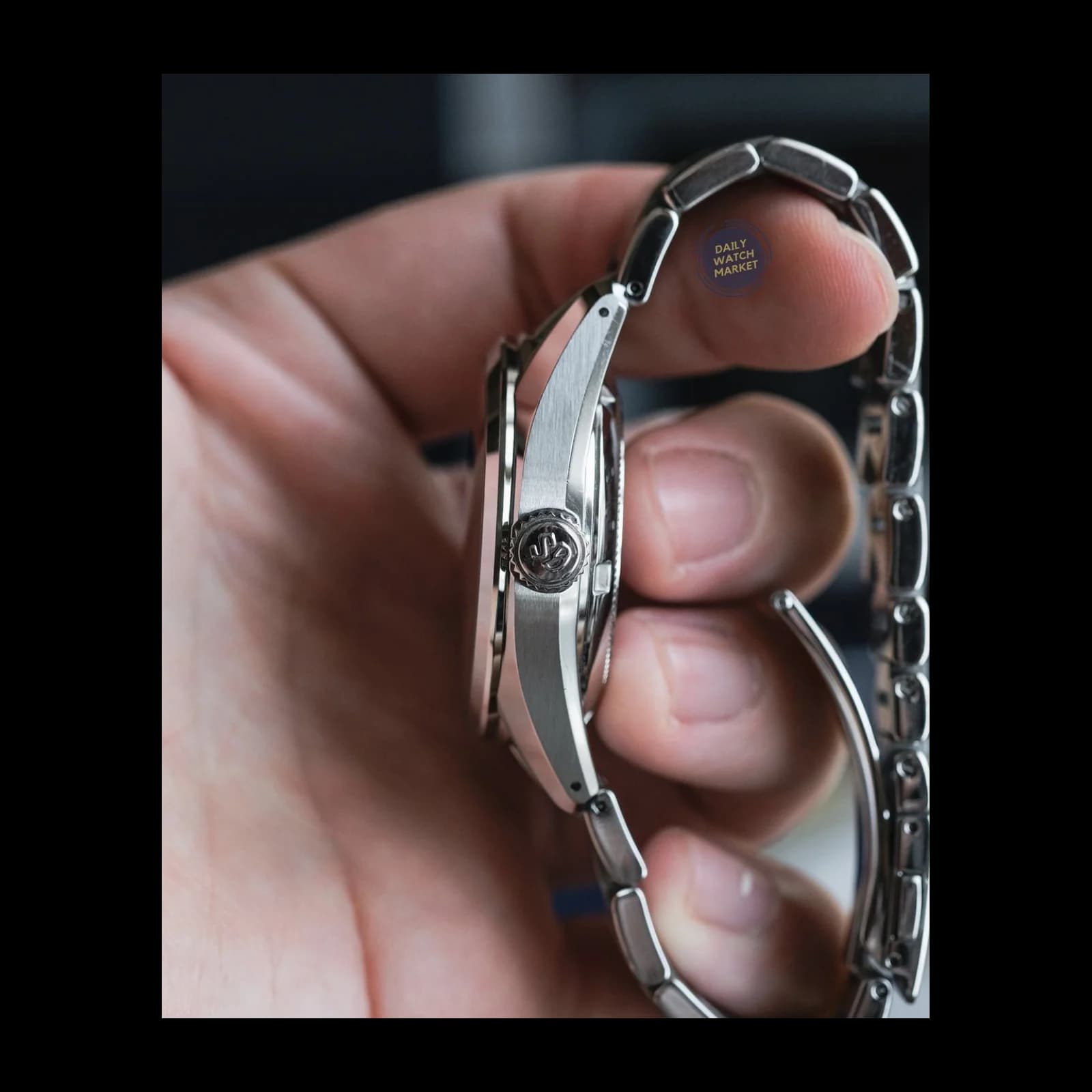 Thumb Automatic Hi-Beat 36000 Stainless Steel / Whirlpool / Bracelet / Limited Edition