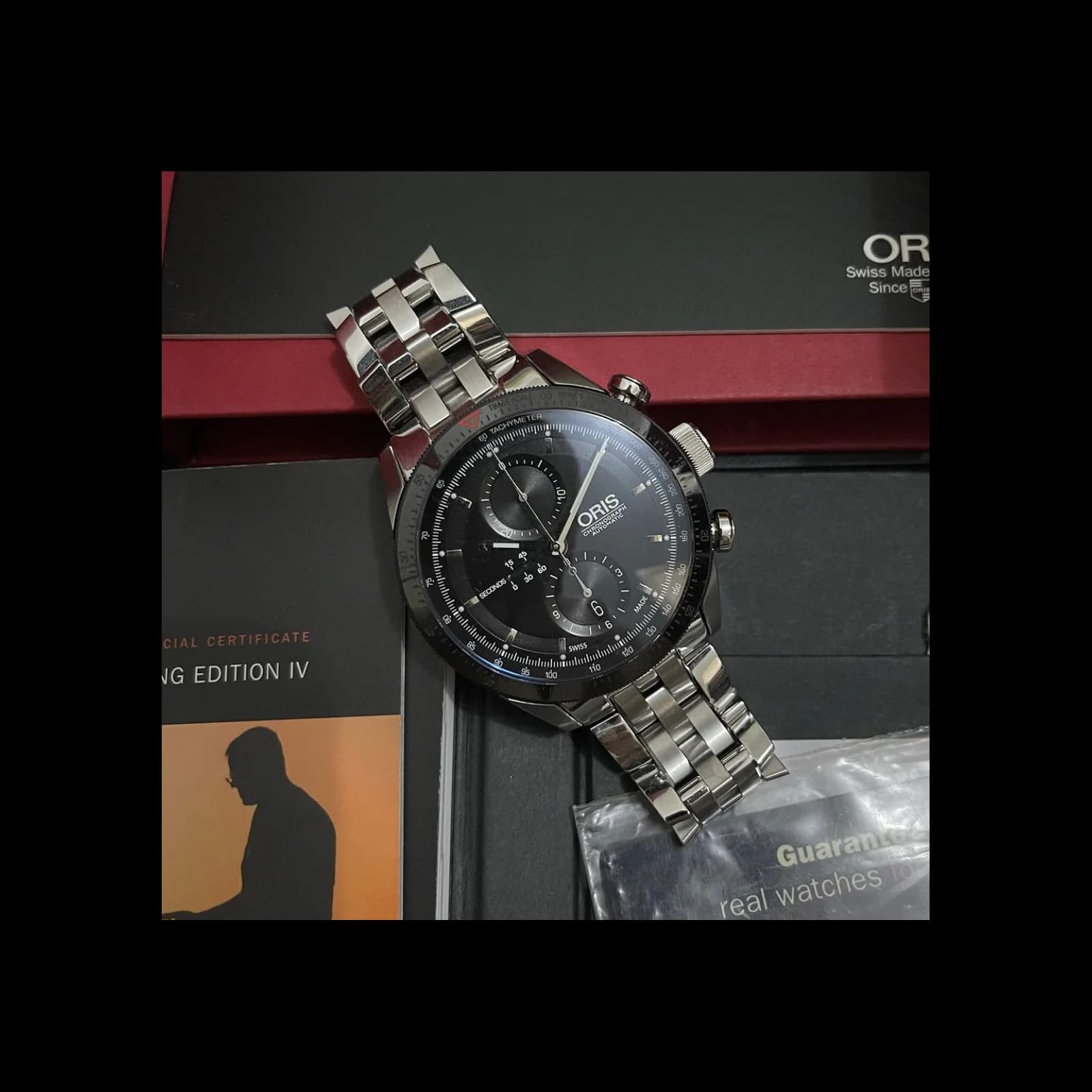 Thumb Artix GT Chronograph Stainless Steel - Ceramic / Black / Bracelet