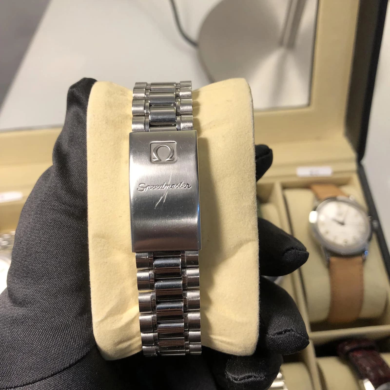 Thumb Speedmaster Date 39 Stainless Steel / Blue / Bracelet