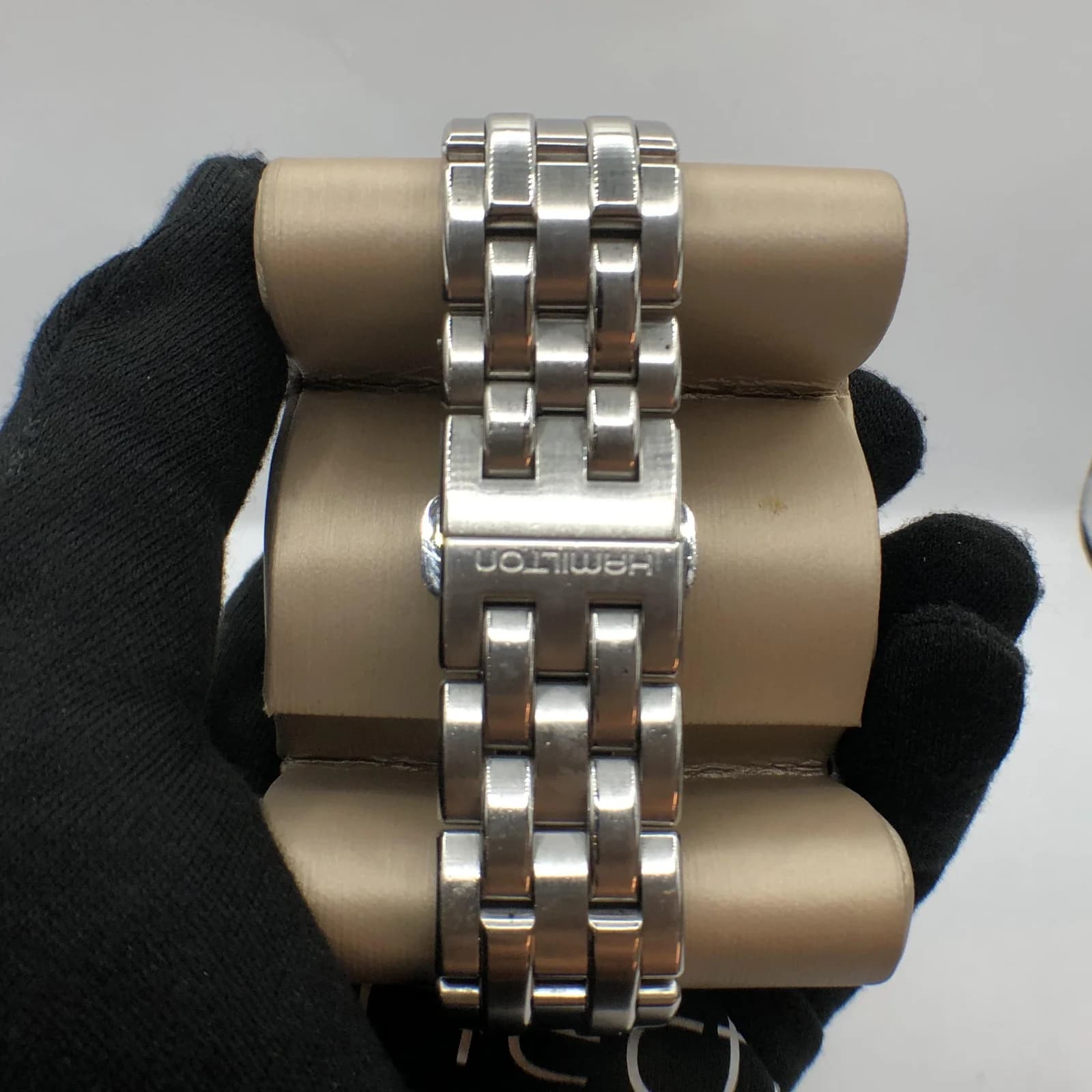 Thumb Jazzmaster Automatic Chronograph 42 Stainless Steel / Silver / Bracelet
