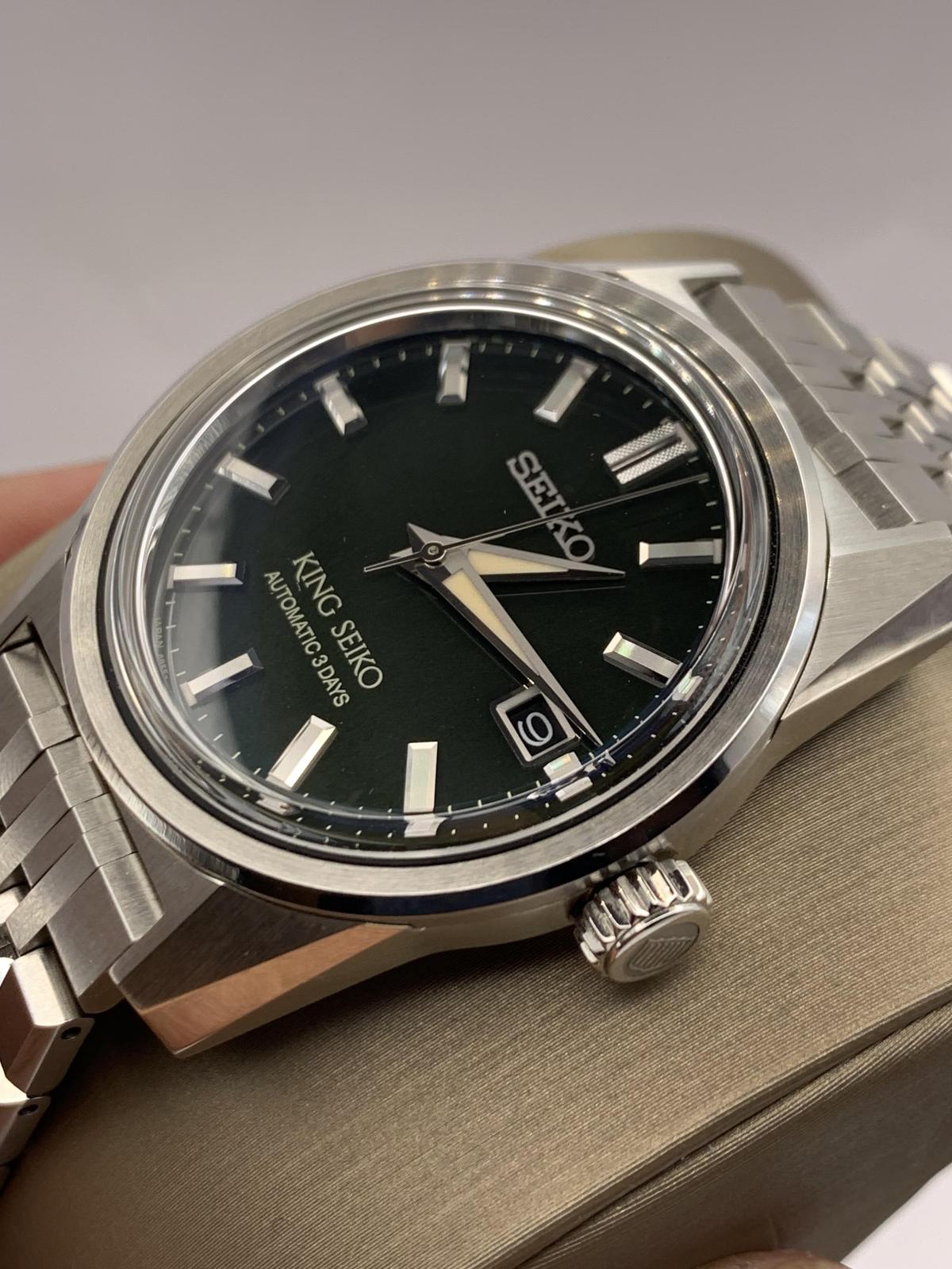 Thumb King Seiko SPB391 Green Automatic