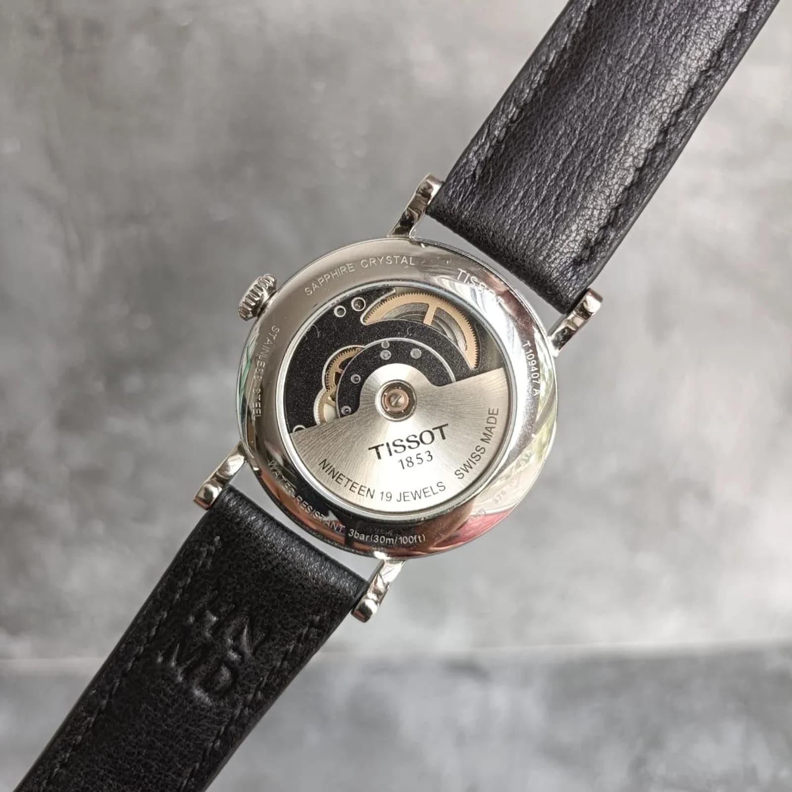 Thumb Everytime Swissmatic  Silver Dial Blue Nylon Strap