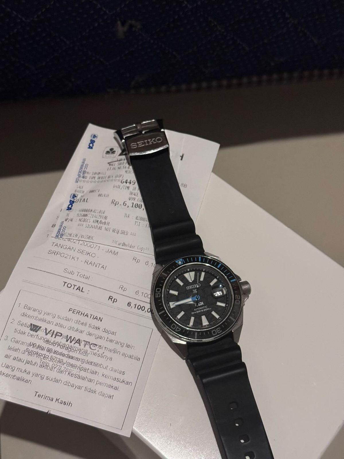 Thumb Prospex SRPG21K1 King Samurai PADI Automatic Divers 200M