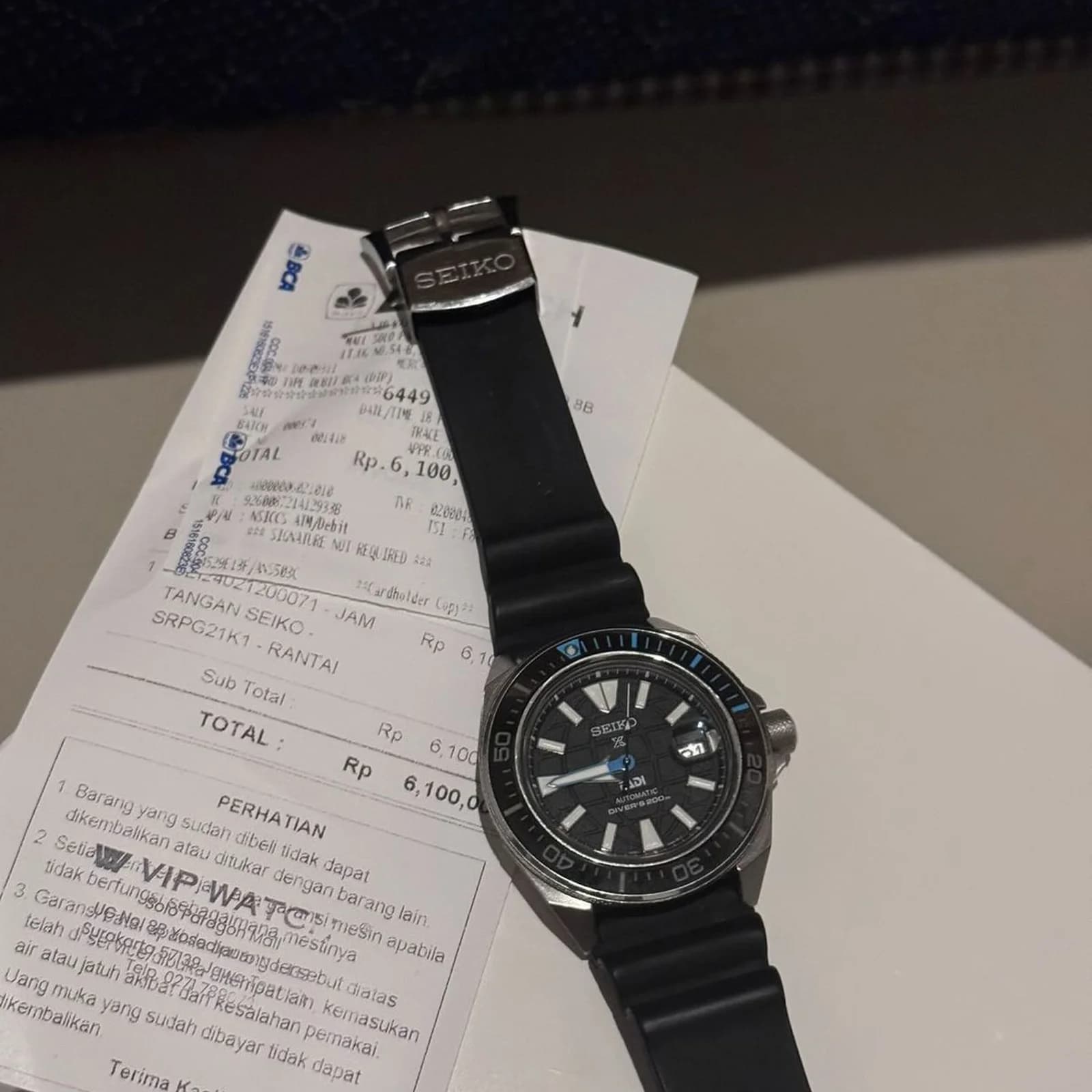 Thumb Prospex SRPG21K1 King Samurai PADI Automatic Divers 200M