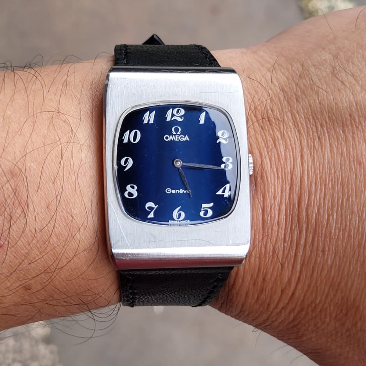 Jual Omega Omega Geneve Blue Dial Original Flecto