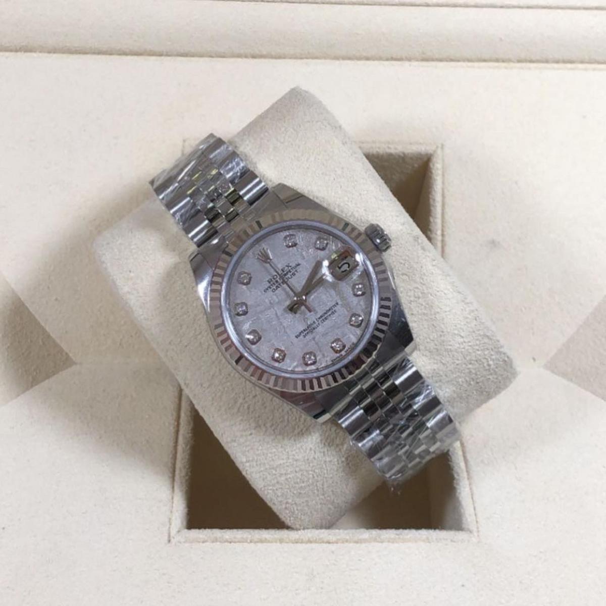 Thumb Datejust 31 Stainless Steel Fluted / Jubilee / Meteorite