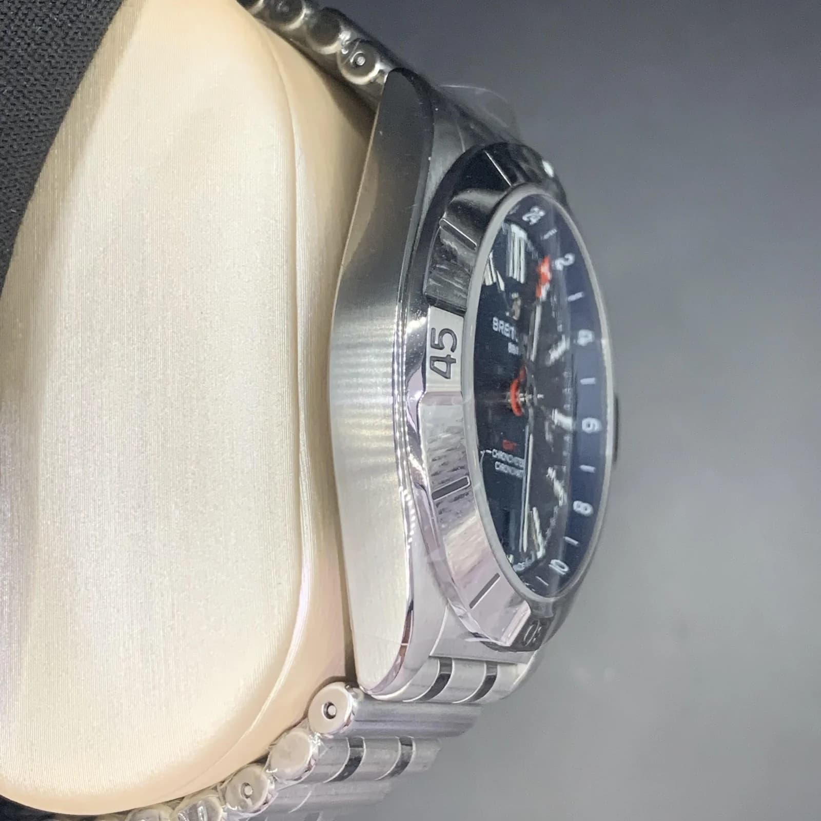 Thumb Chronomat 40 GMT Stainless Steel / Blue / Rouleaux