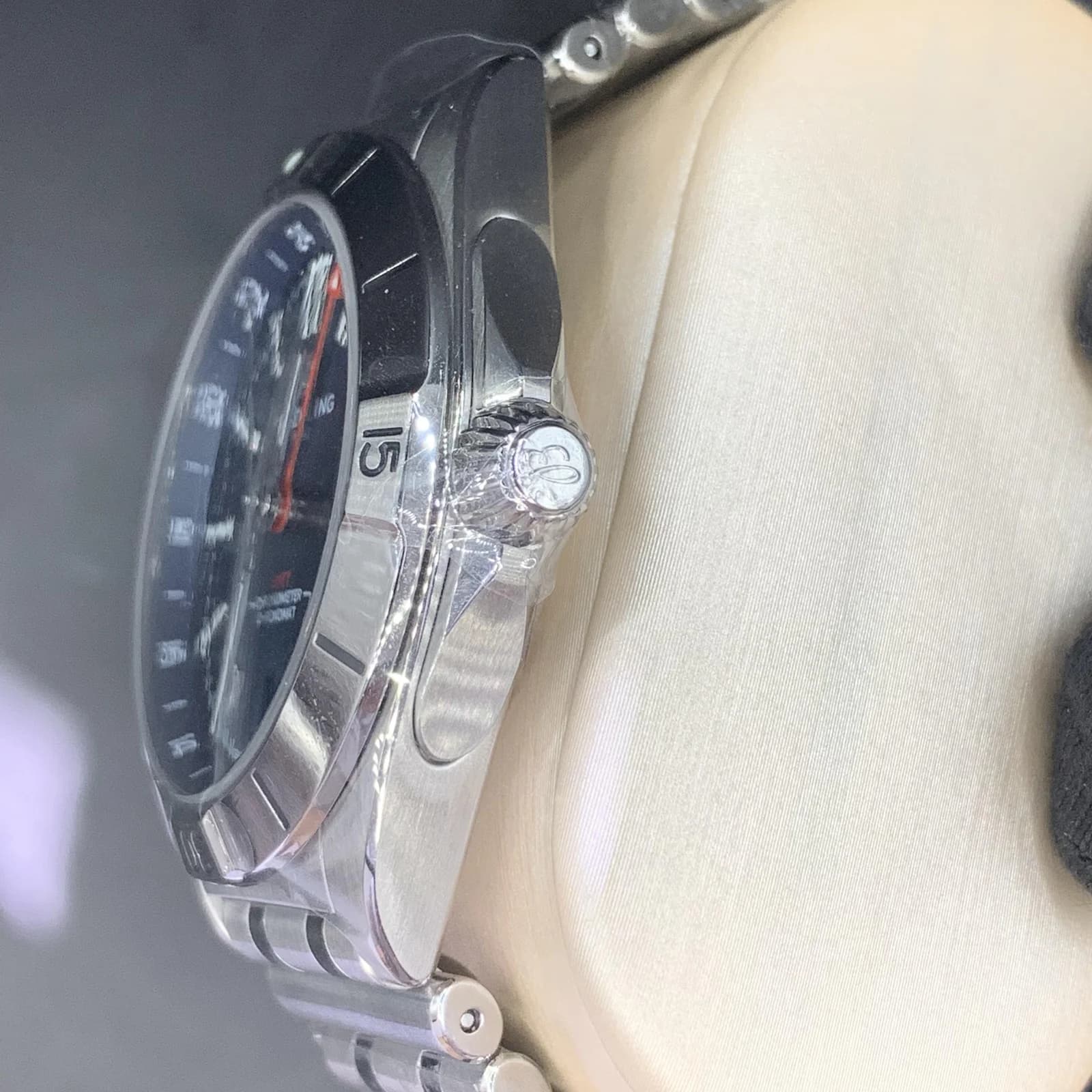 Thumb Chronomat 40 GMT Stainless Steel / Blue / Rouleaux