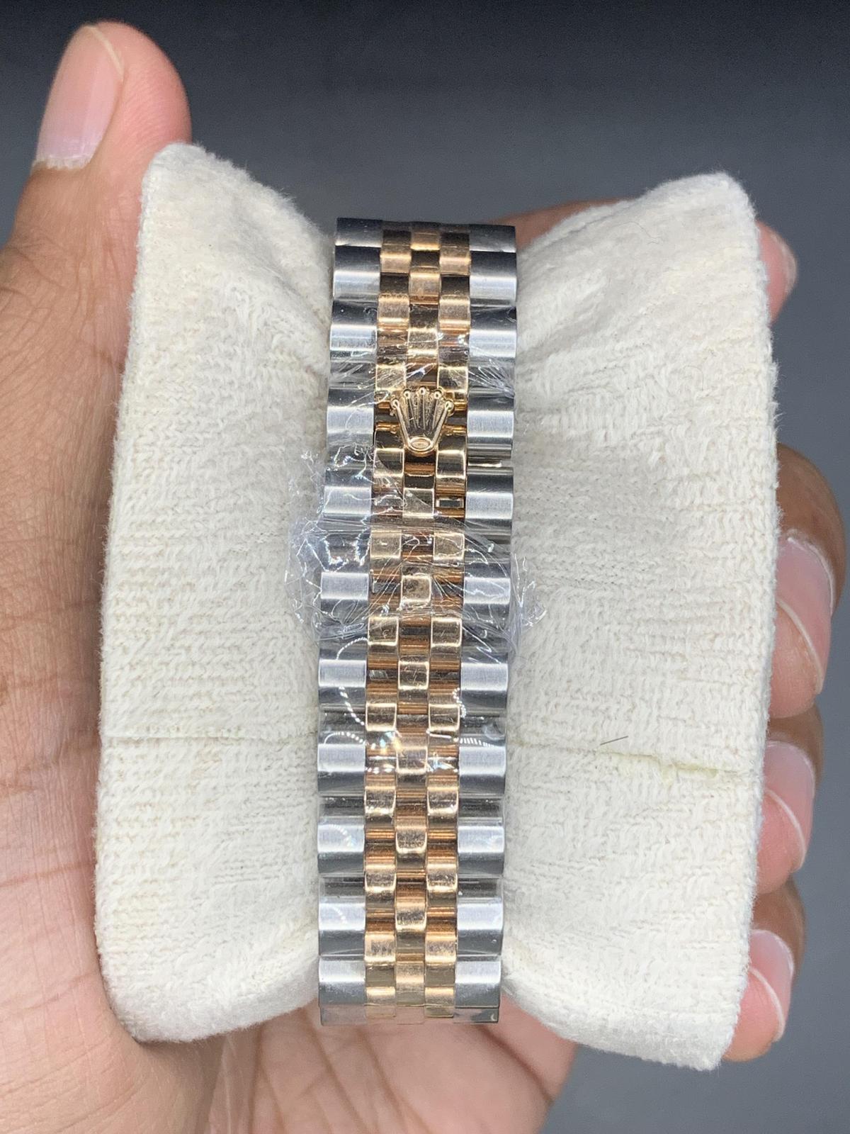 Thumb Datejust 31 Rolesor Everose Fluted / Jubilee / Pink Computer