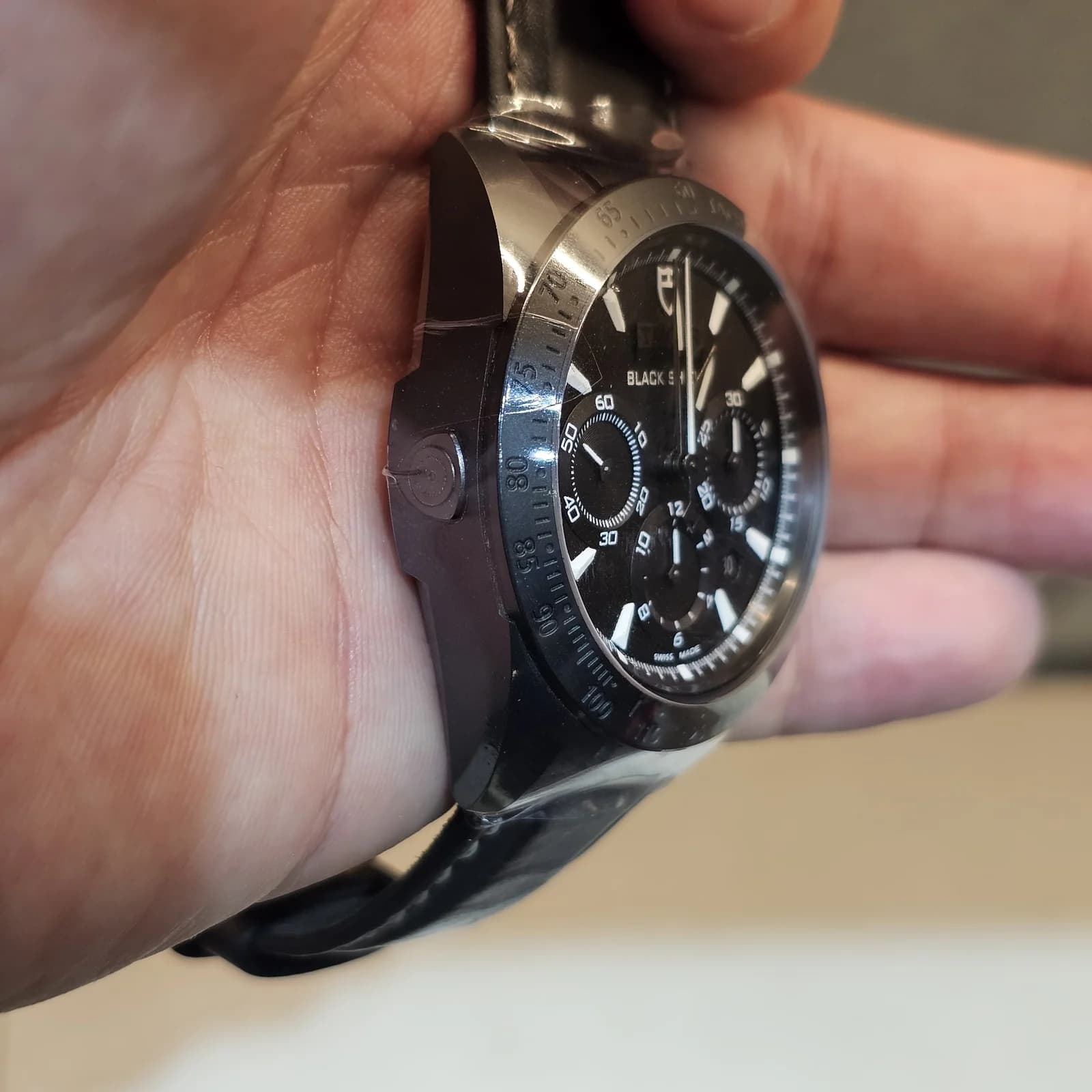 Thumb Fastrider Black Shield Ceramic / Black / Leather