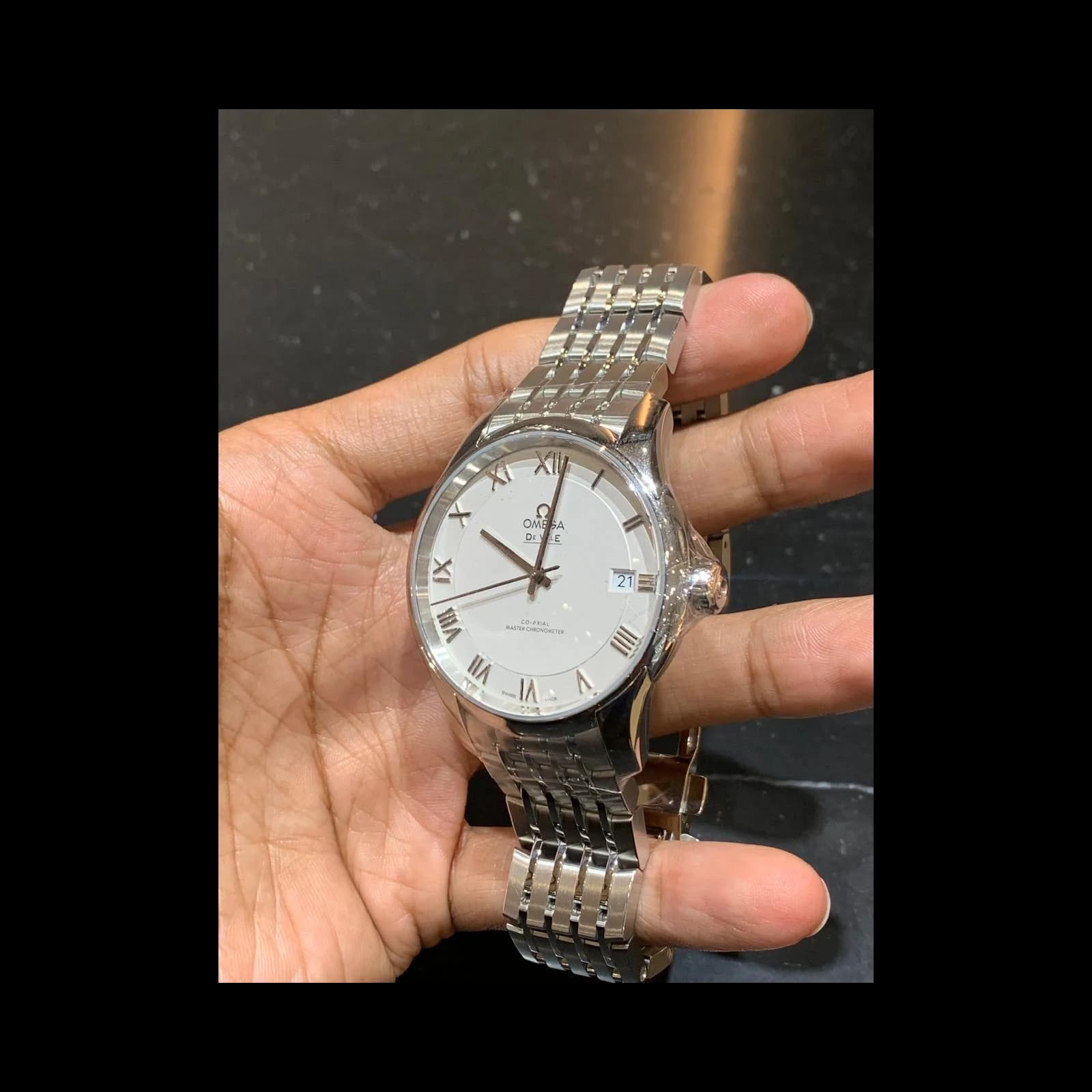 Thumb De Ville Hour Vision Master Chronometer Stainless Steel / Silver / Bracelet