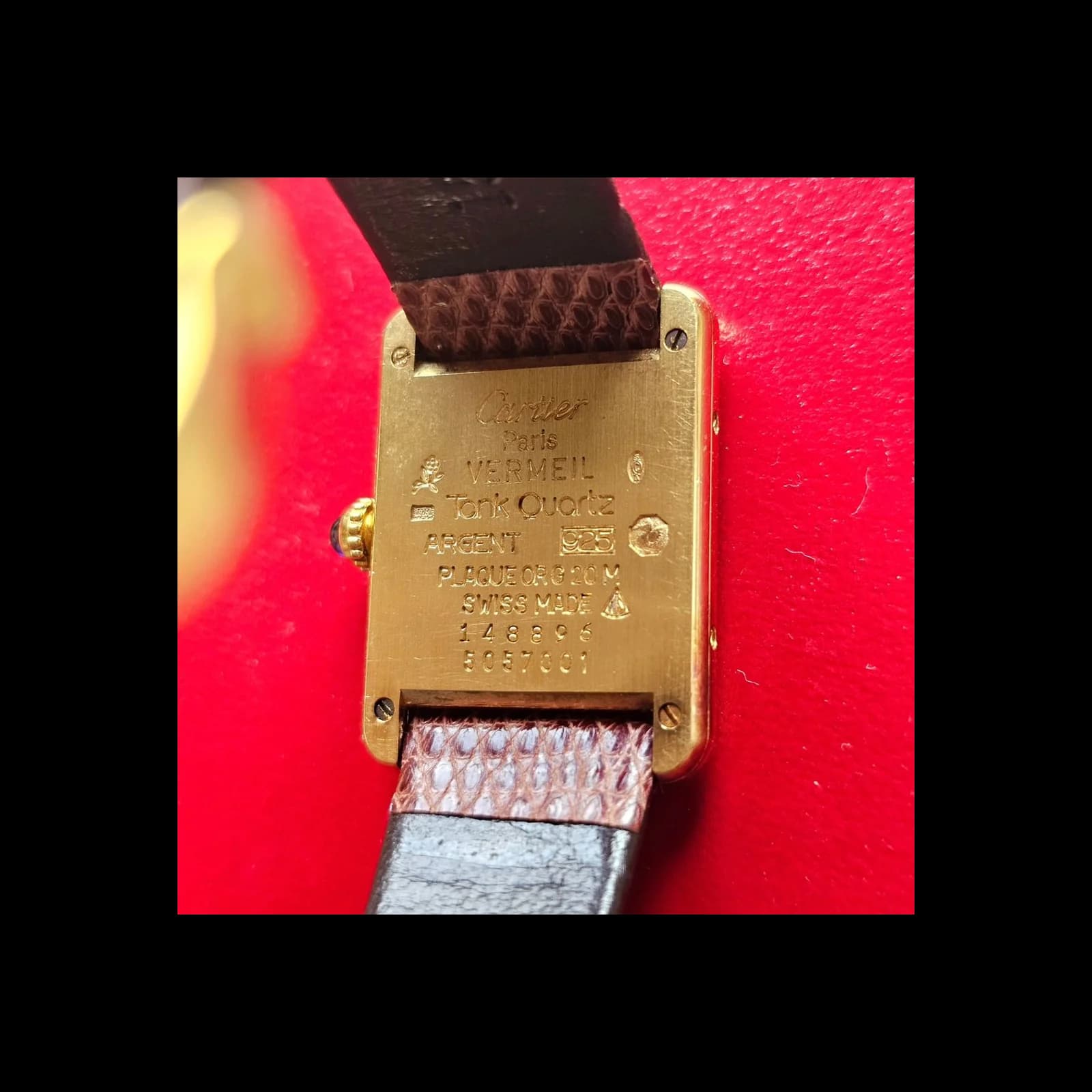 Thumb Must de Cartier Tank Quartz