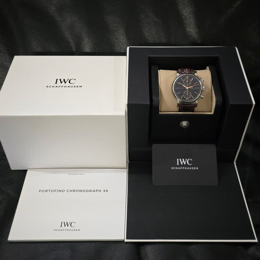 Thumb Portofino Chronograph 39 Stainless Steel / Black