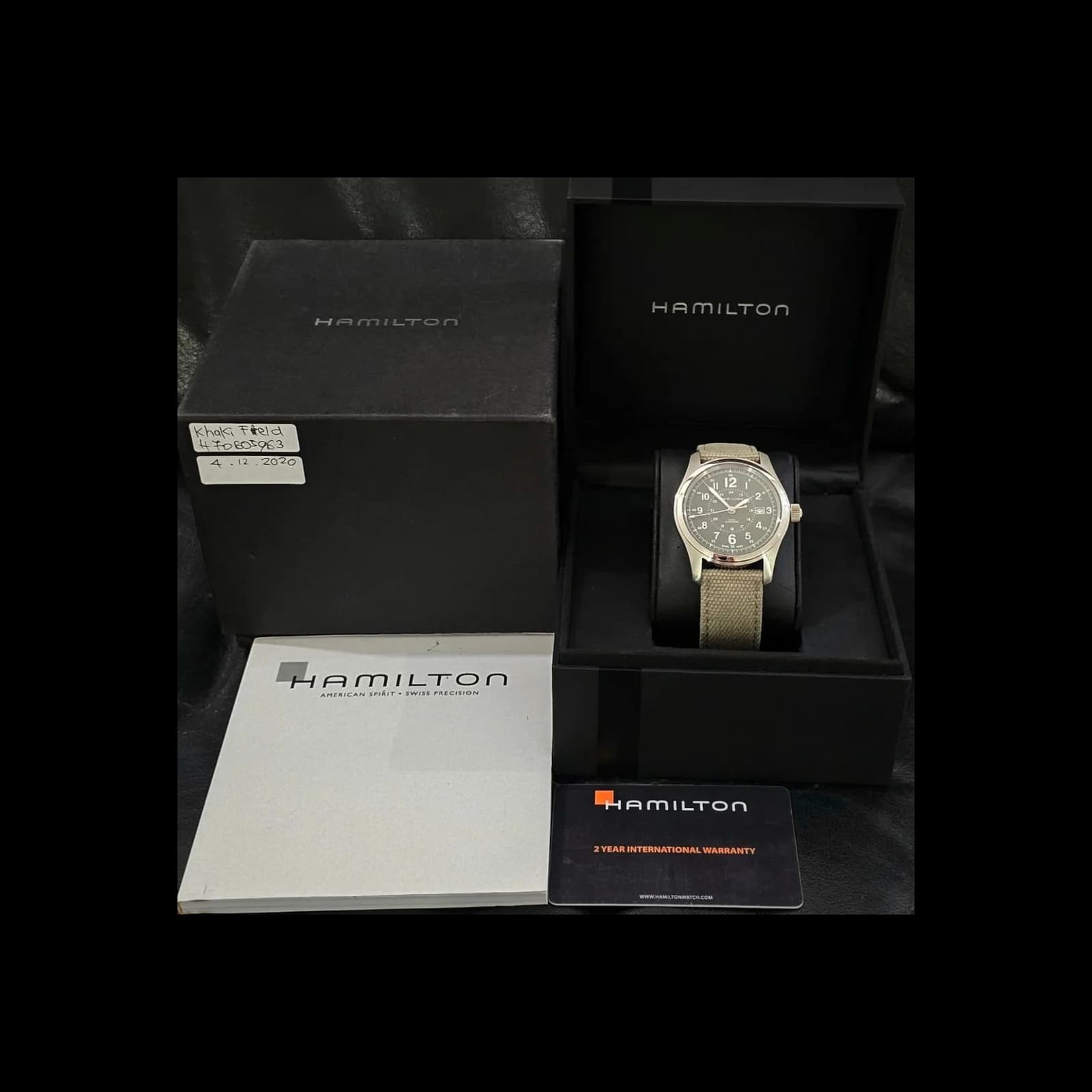 Thumb Khaki Field Auto 42 Stainless Steel / Green