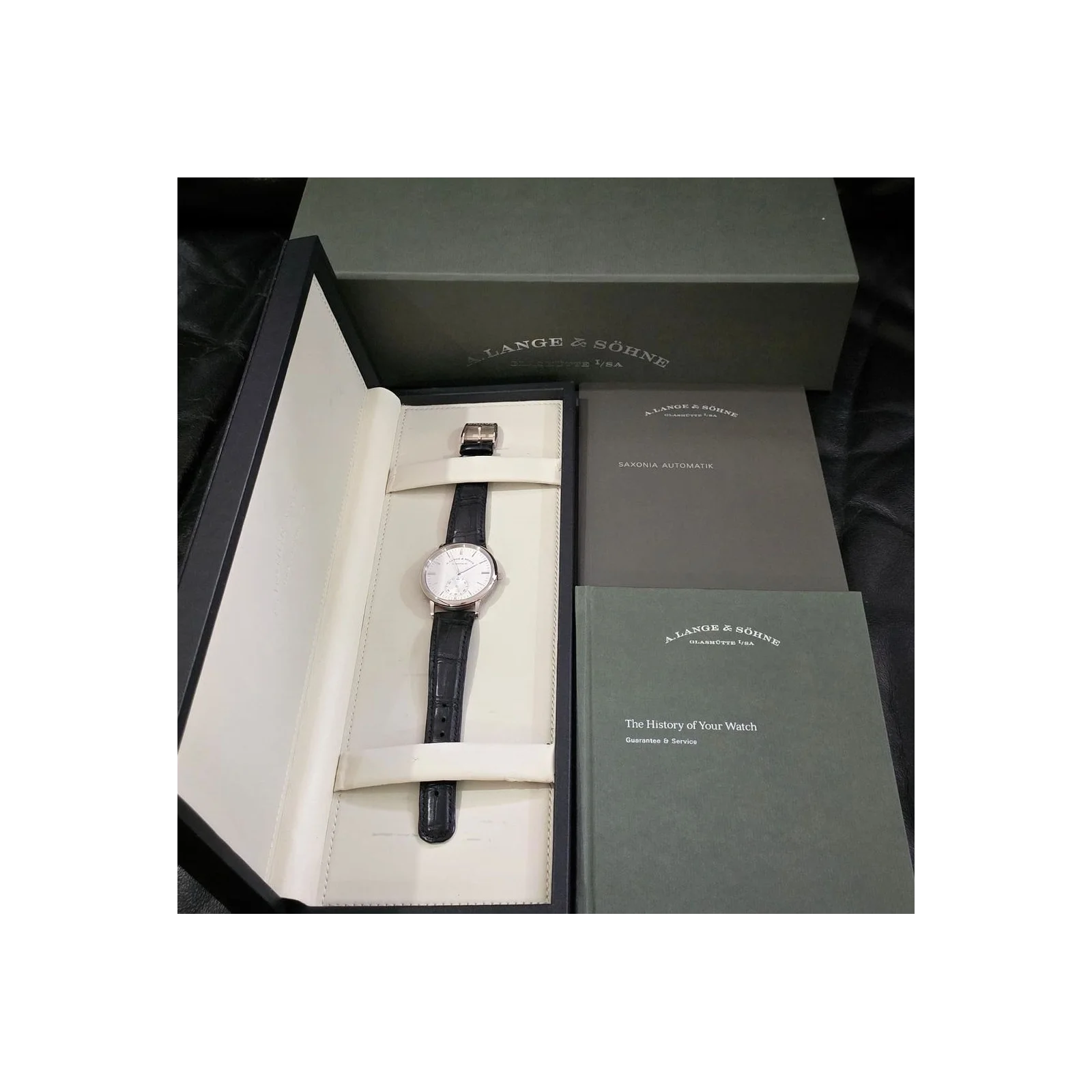 Thumb Saxonia Automatik White Gold / Silver