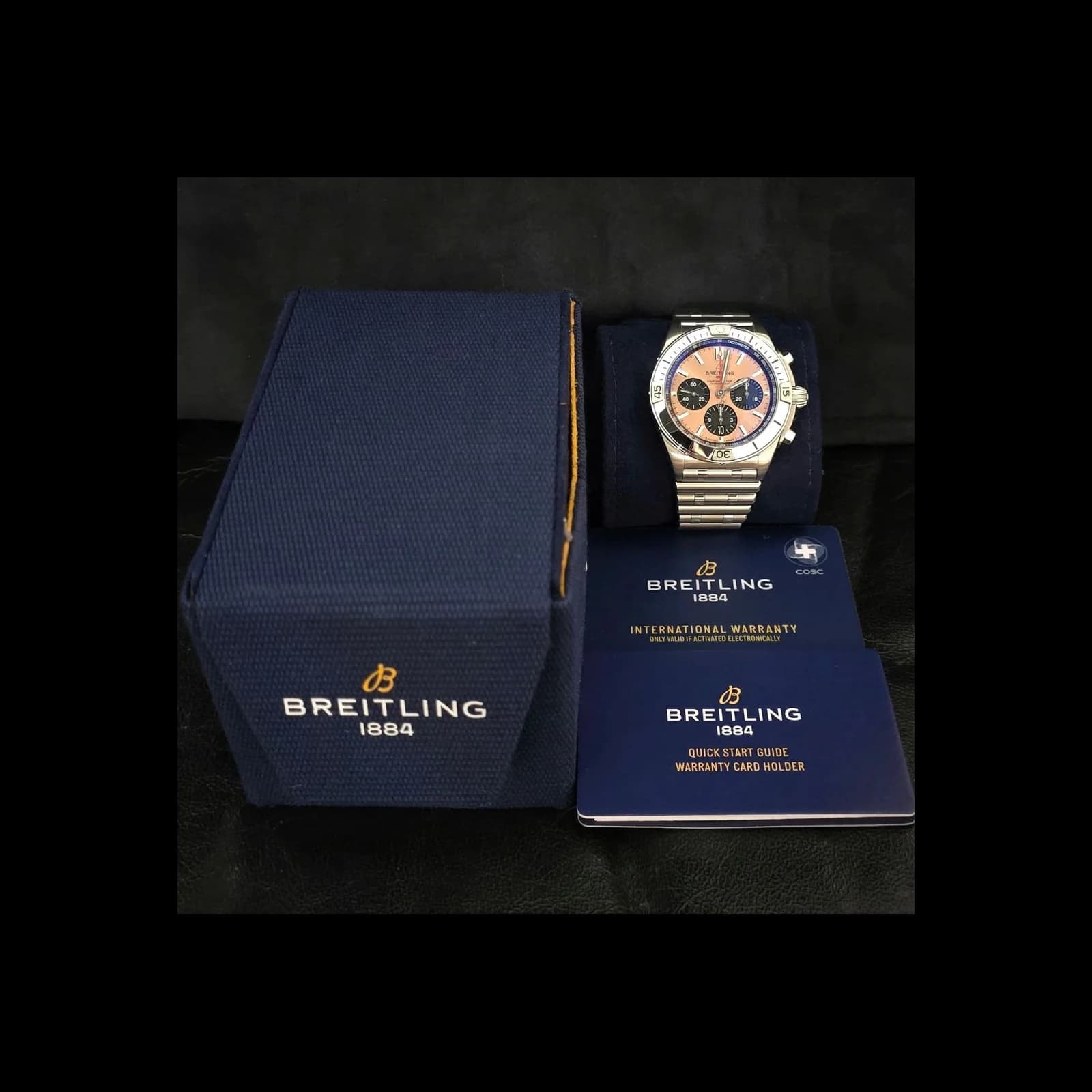 Thumb Chronomat B01 42 Stainless Steel / Copper / Rouleaux