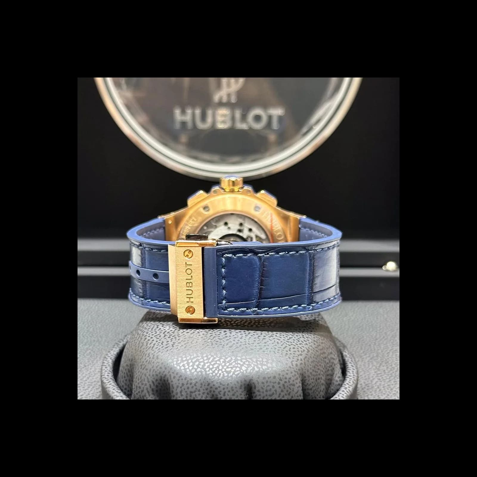 Thumb Big Bang Original 41 Red Gold - Diamond / Blue / Alligator