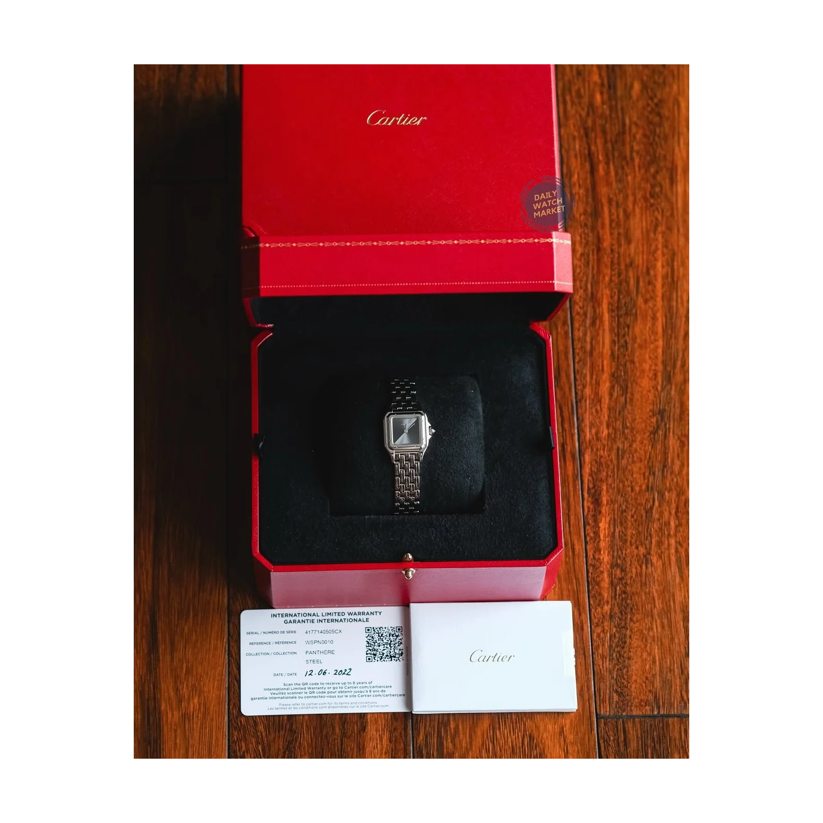 Thumb Panthere Quartz Small Model Grey