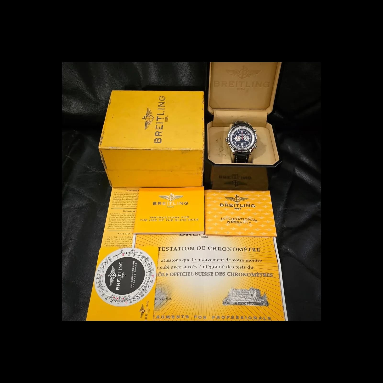 Thumb Chrono-matic 44 Chronograph Black