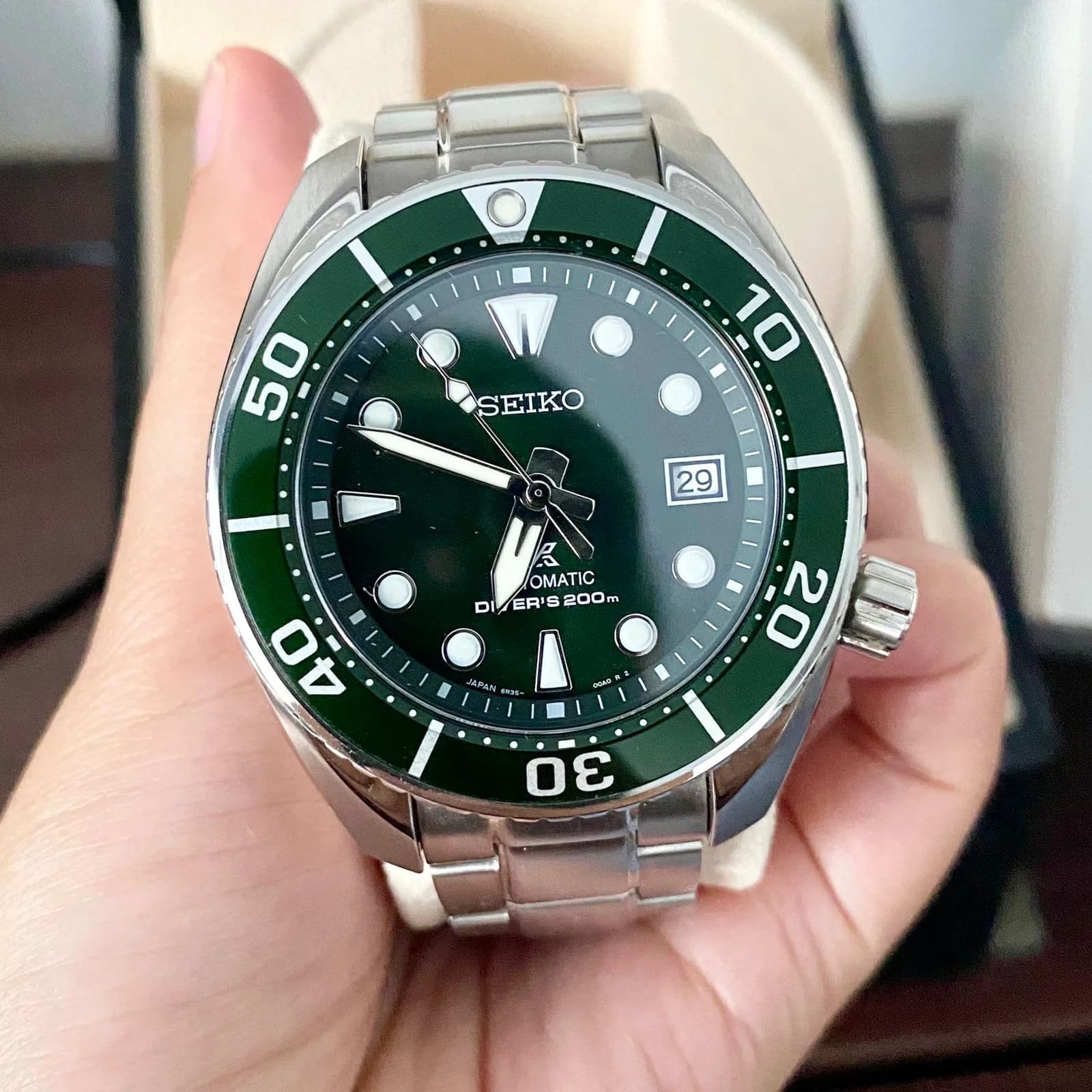 Thumb Prospex SPB103J1 Sumo Hulk Green Dial