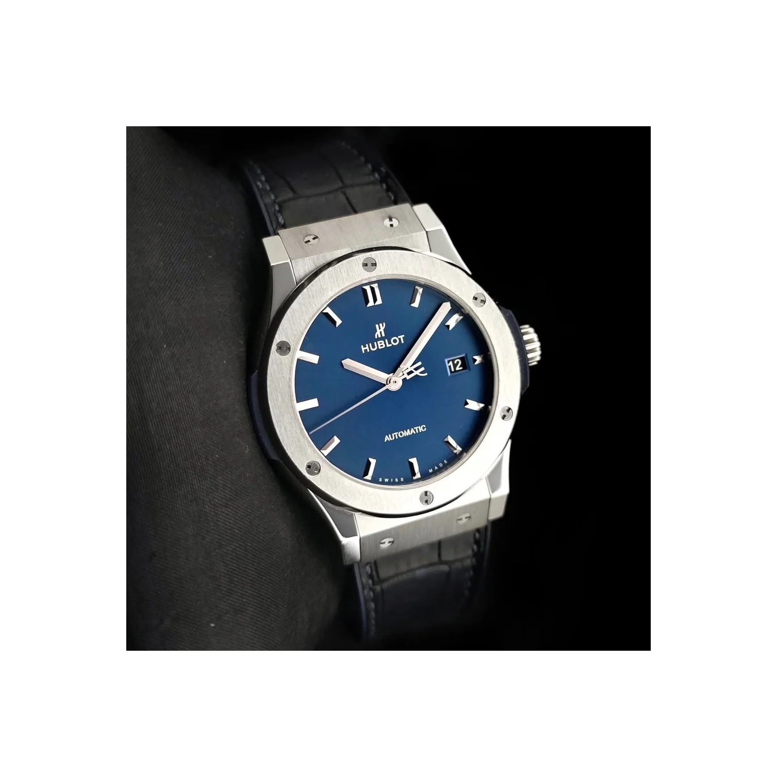 Thumb Classic Fusion 42 Titanium / Blue / Rubber