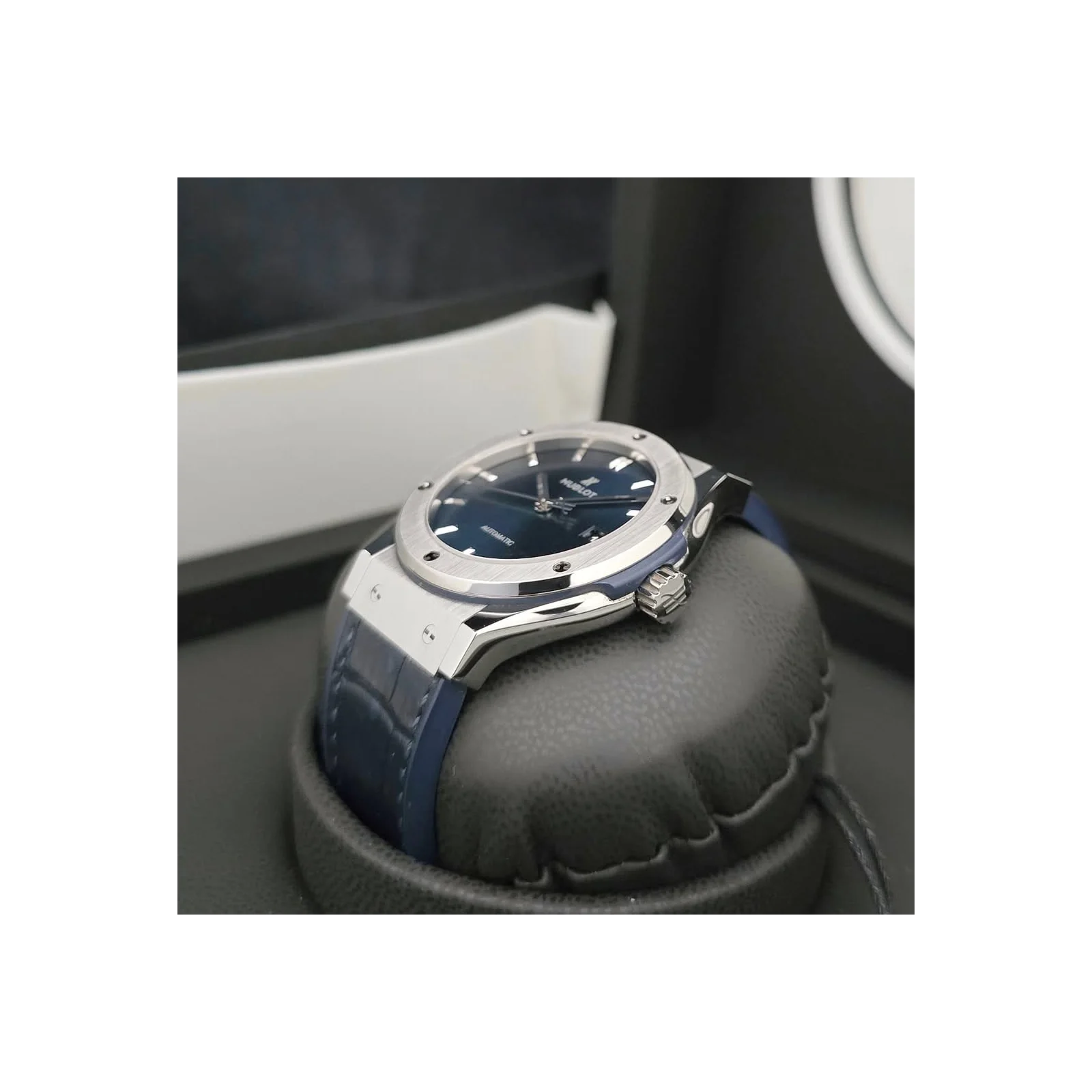 Thumb Classic Fusion 42 Titanium / Blue / Rubber