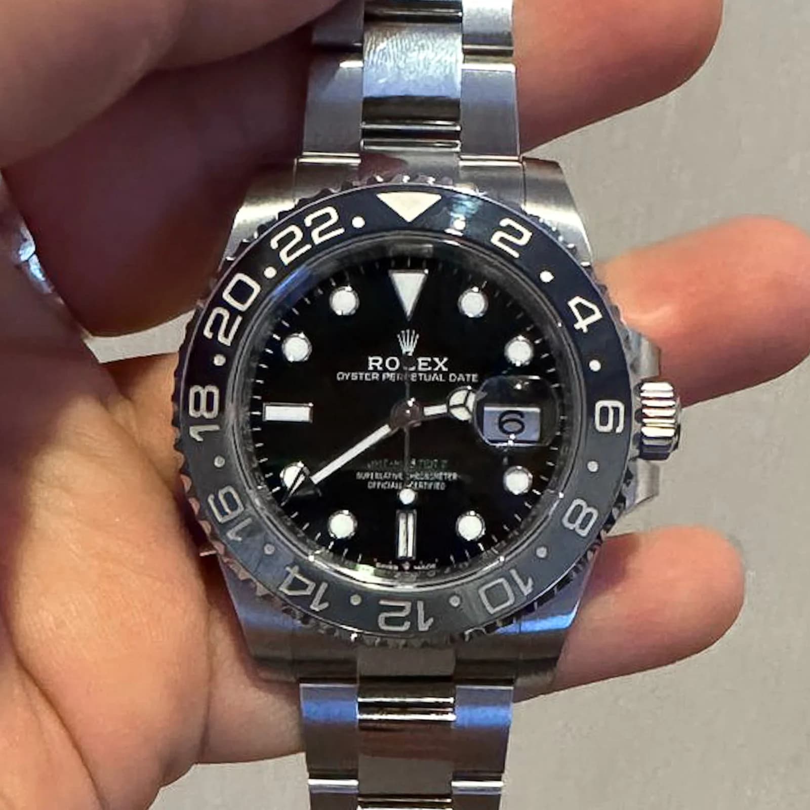 Thumb GMT-Master II Stainless Steel / GRNR / Oyster
