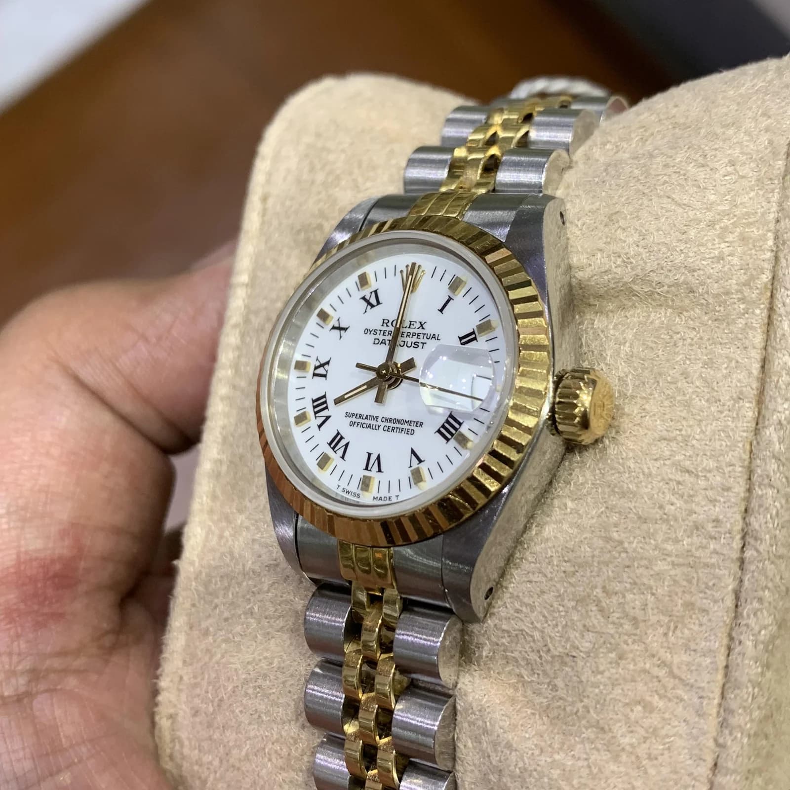 Thumb Lady-Datejust 26 Two Tone Yellow Gold / Jubilee / Champagne / Diamond