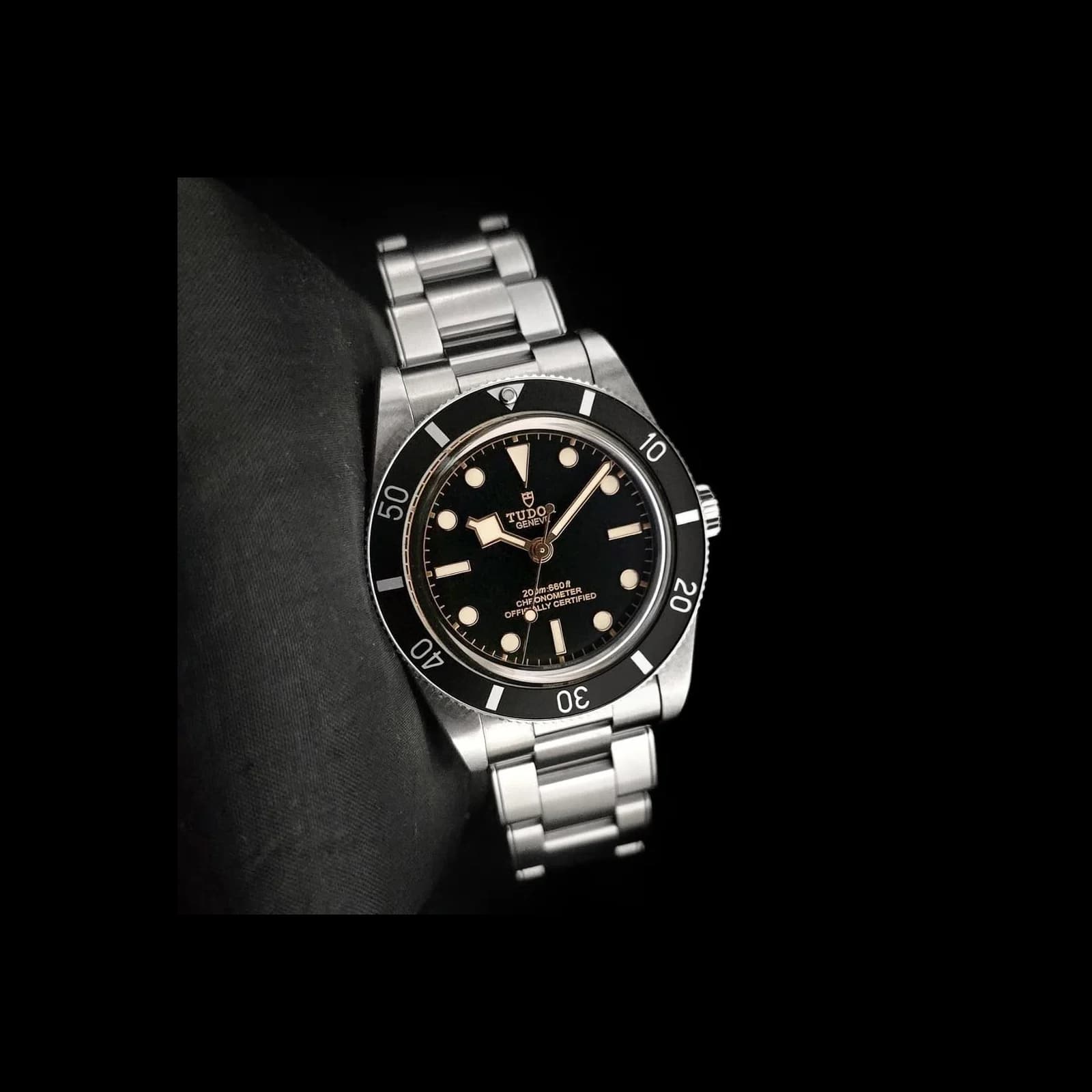 Thumb Black Bay Fifty-Four Stainless Steel / Black / Bracelet
