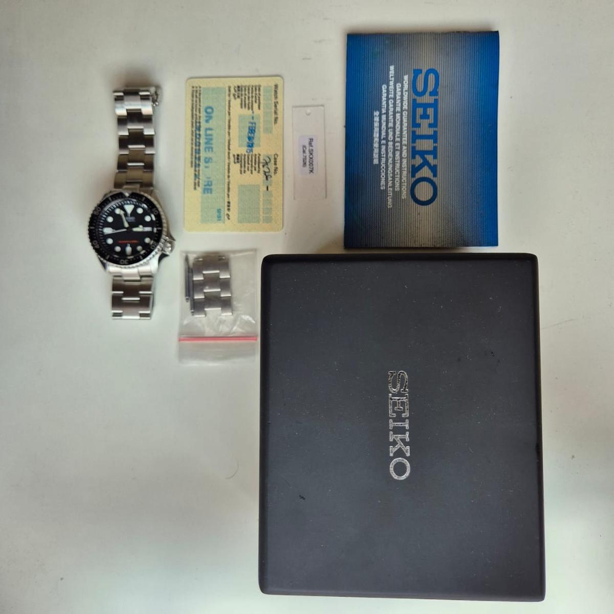 Thumb Seiko SKX007 Black / Stainless Steel