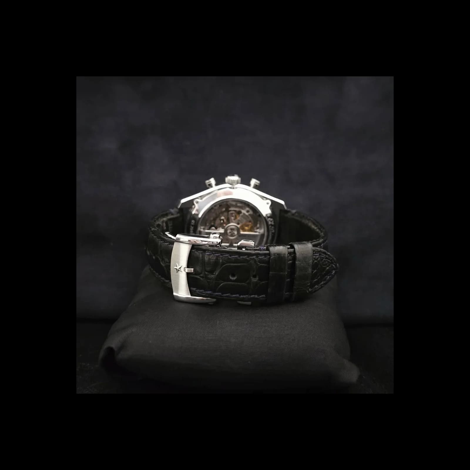 Thumb El Primero Chronomaster Open Stainless Steel / Blue 1969 / Alligator