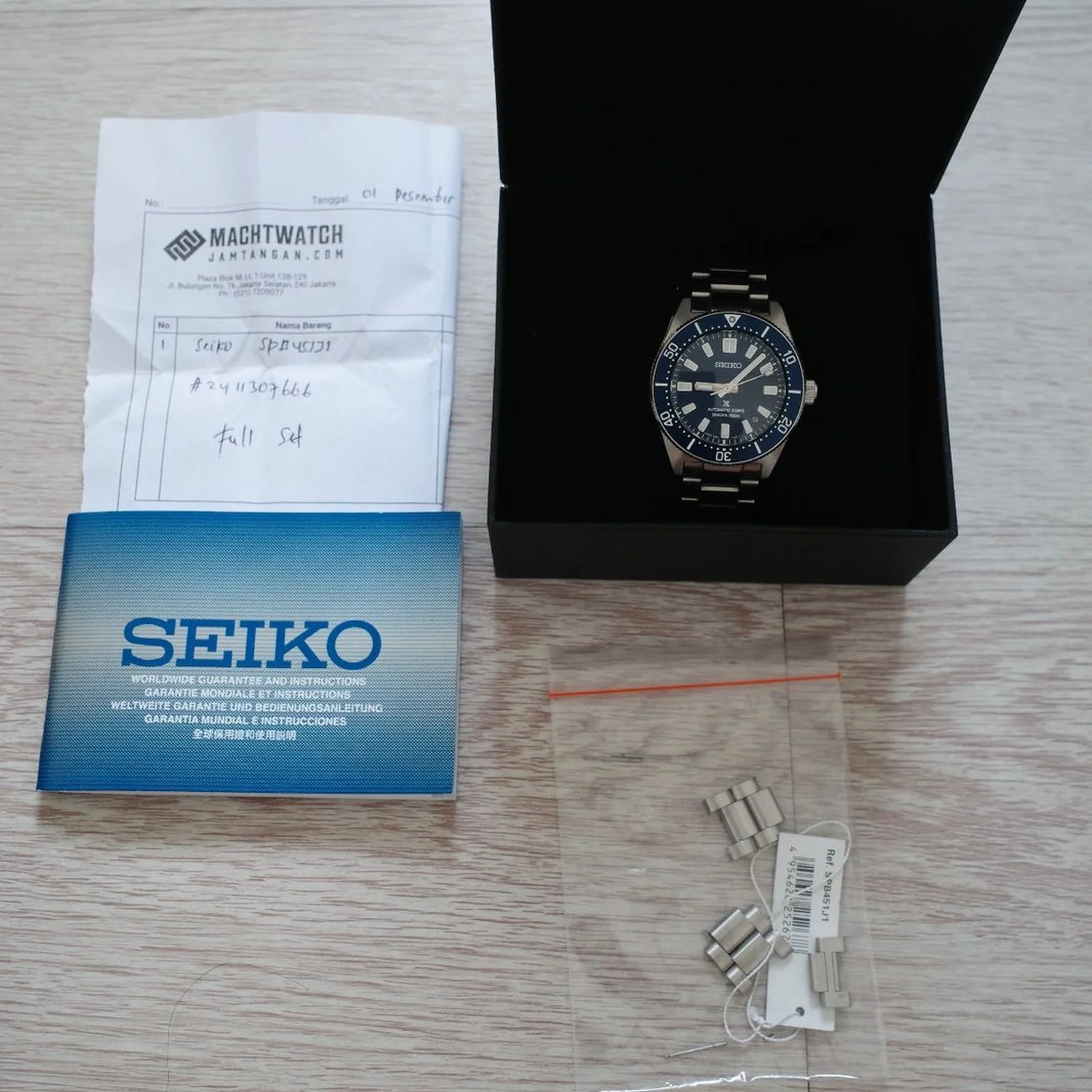 Thumb Prospex SPB451J1 Blue Dial Stainless Steel