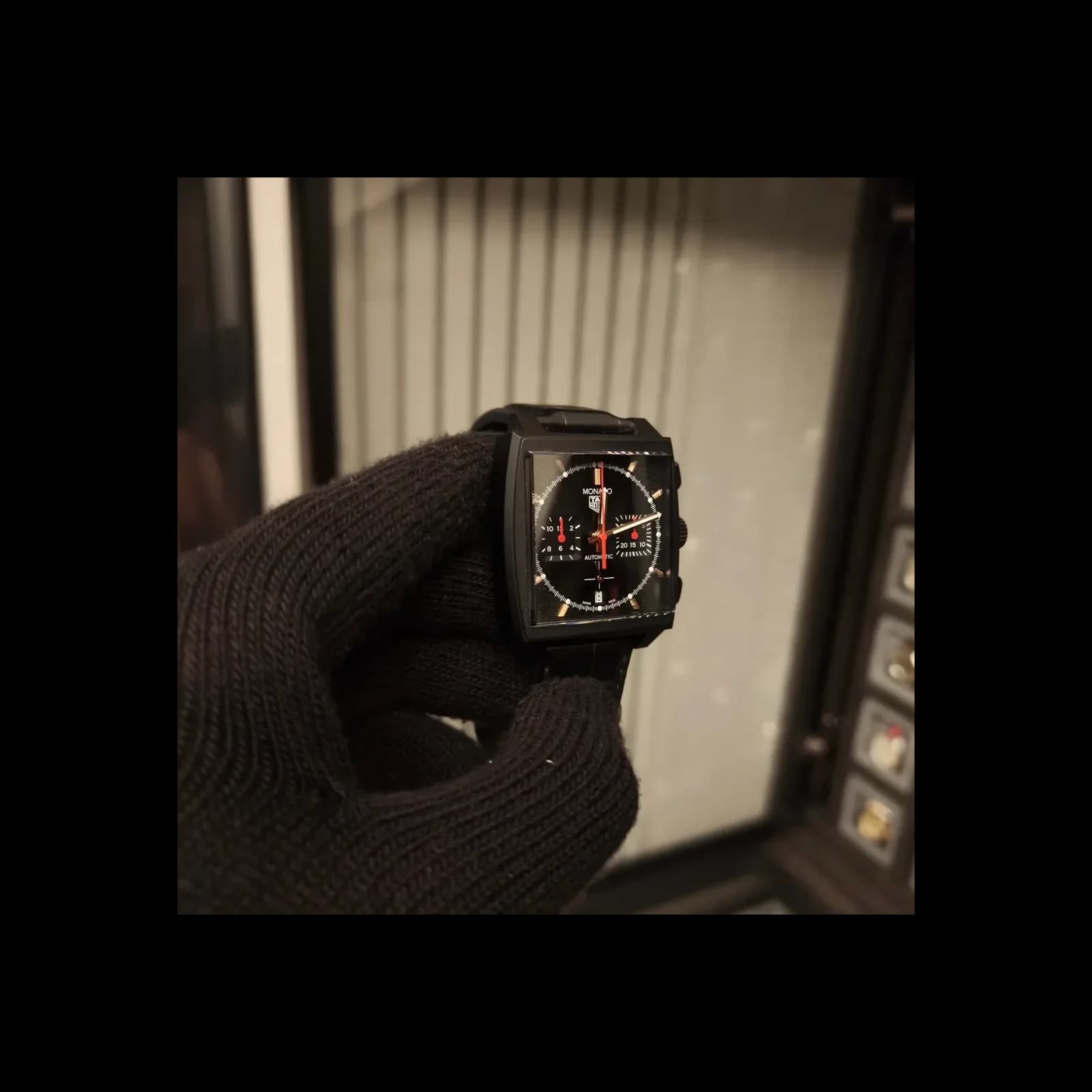 Thumb Monaco Calibre Heuer 02 Titanium DLC / Black