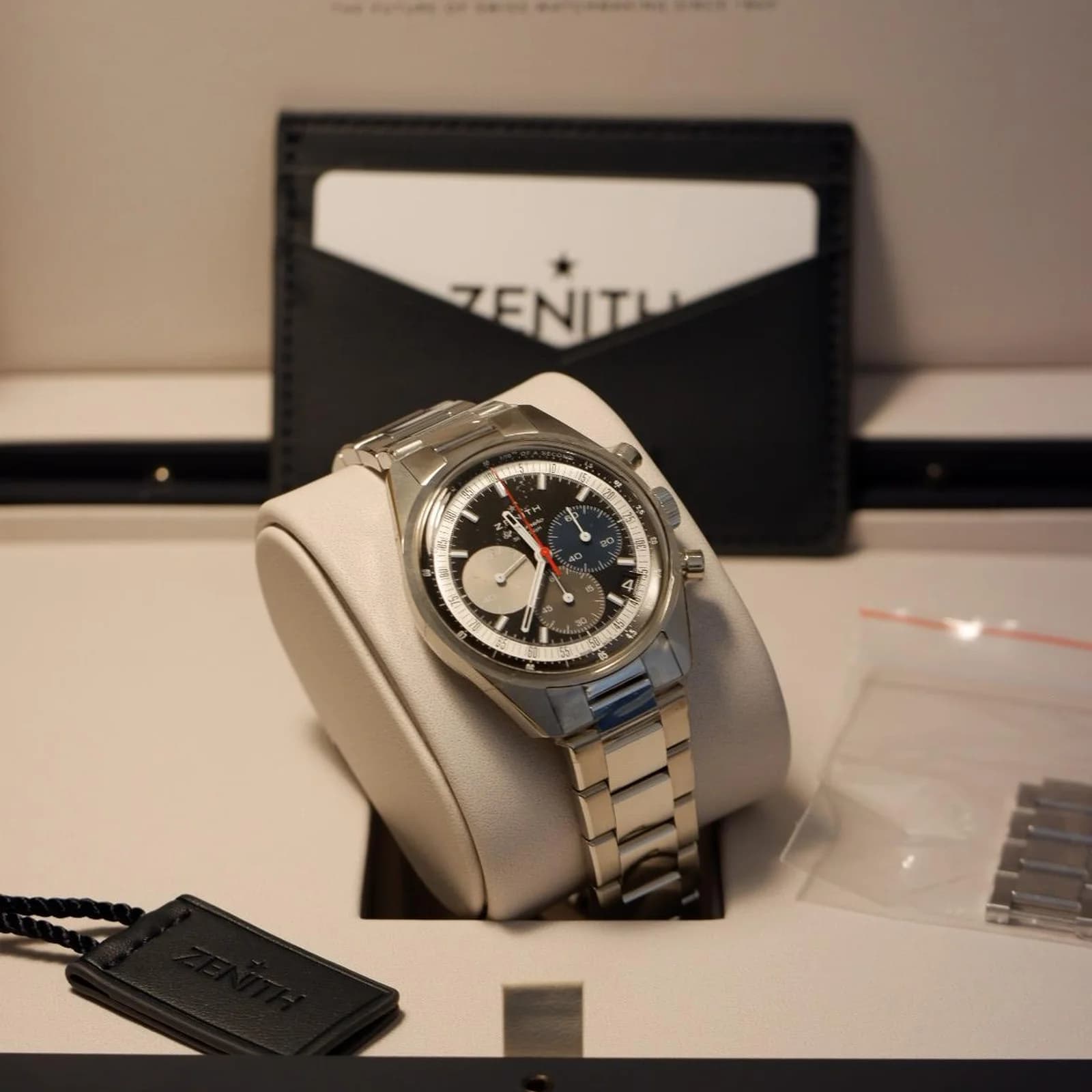 Thumb Chronomaster Original Stainless Steel / Black / Bracelet