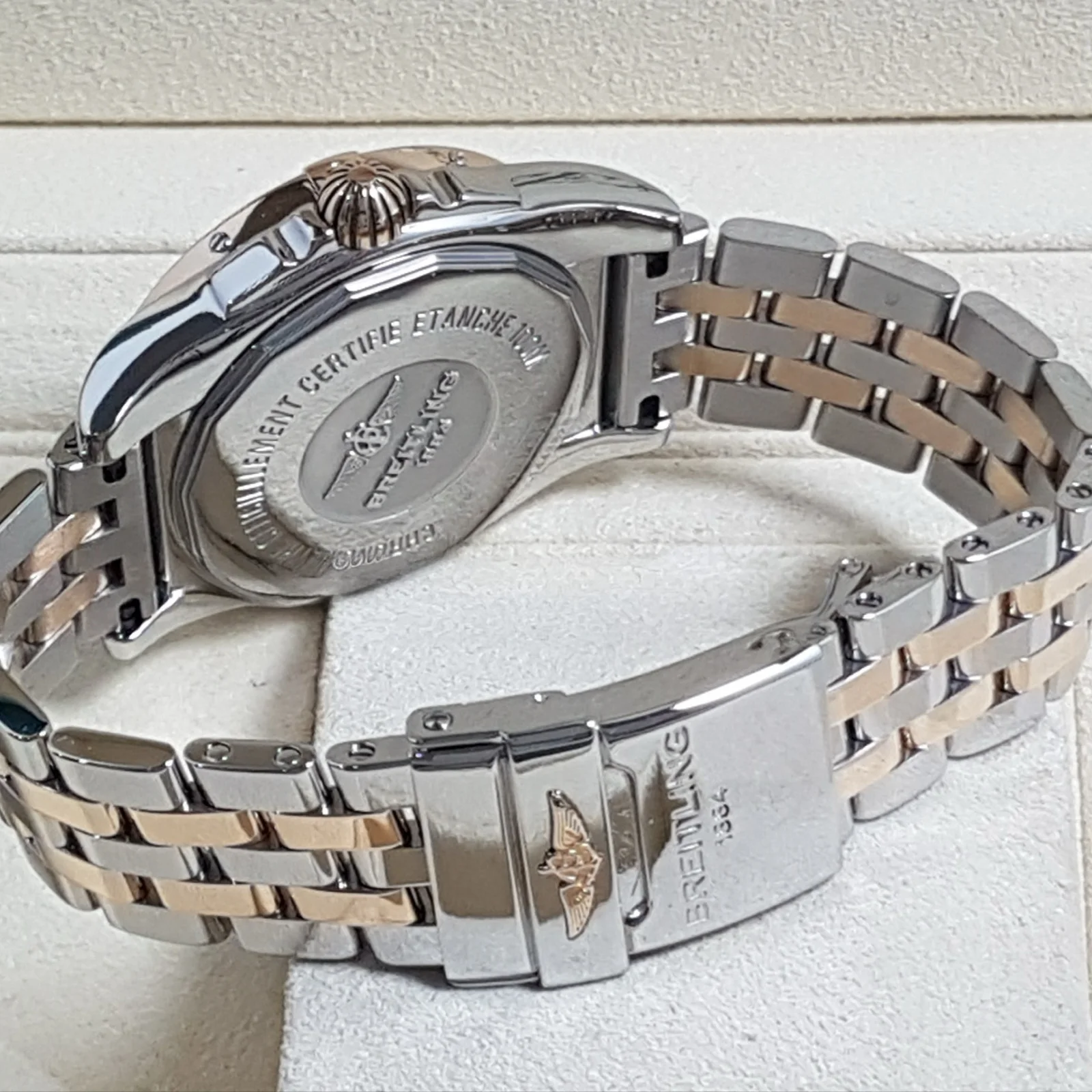 Thumb Galactic 36 Automatic Stainless Steel / Rose Gold / Stratus Silver / Bracelet
