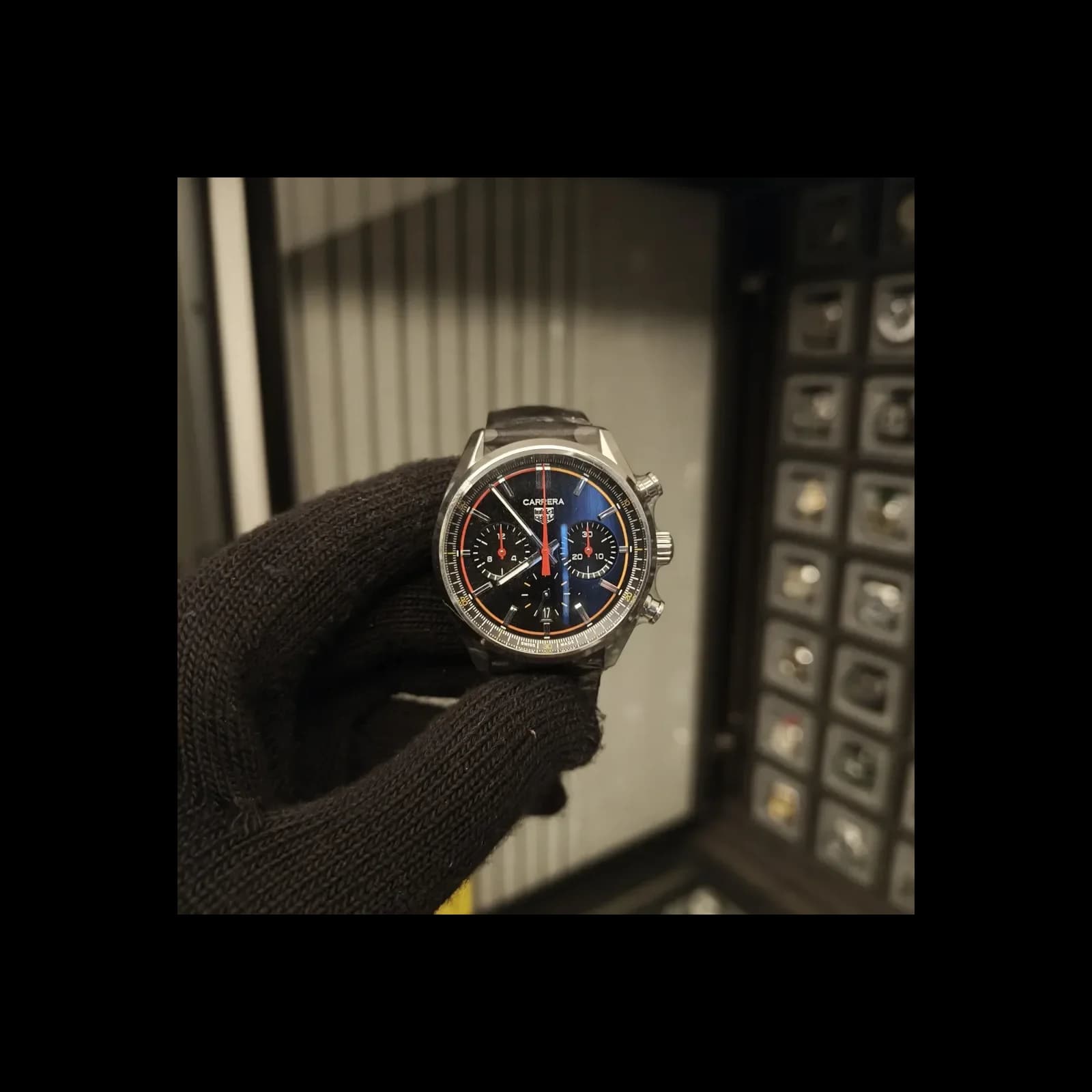 Thumb Carrera Calibre Heuer 02 42 Stainless Steel / Black