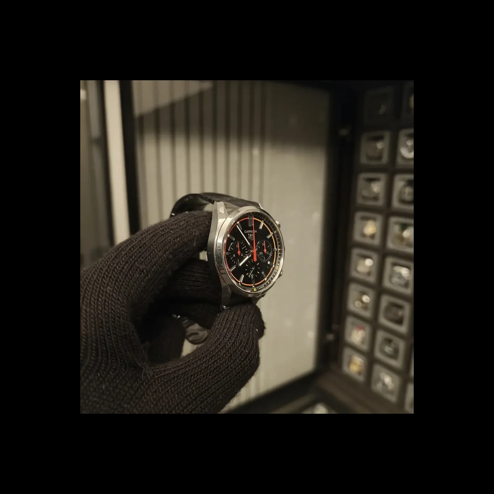Thumb Carrera Calibre Heuer 02 42 Stainless Steel / Black
