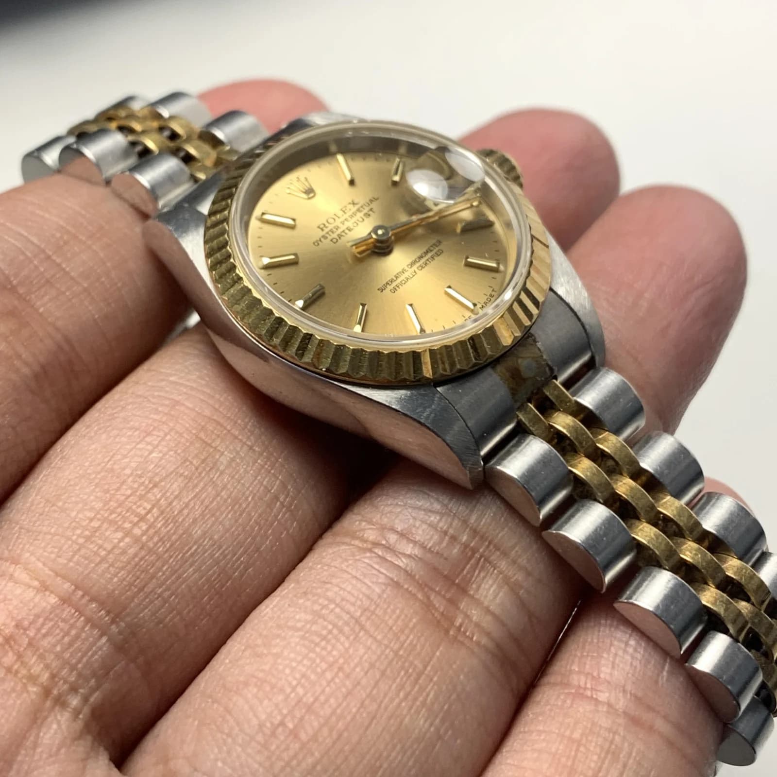 Thumb Lady-Datejust 26 Two Tone Yellow Gold / Jubilee / Champagne / Diamond