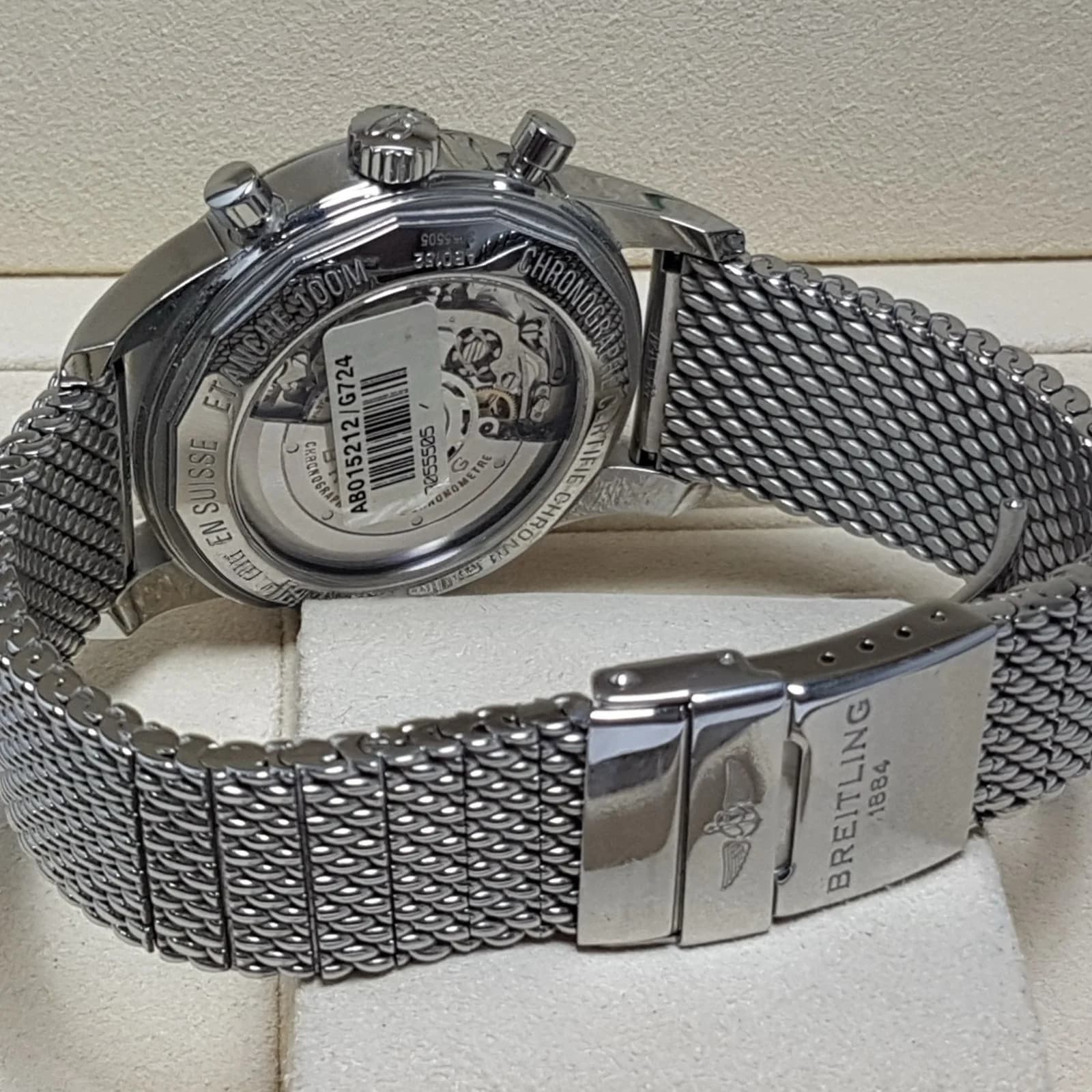 Thumb Transocean Chronograph Stainless Steel / Panda / Ocean Classic