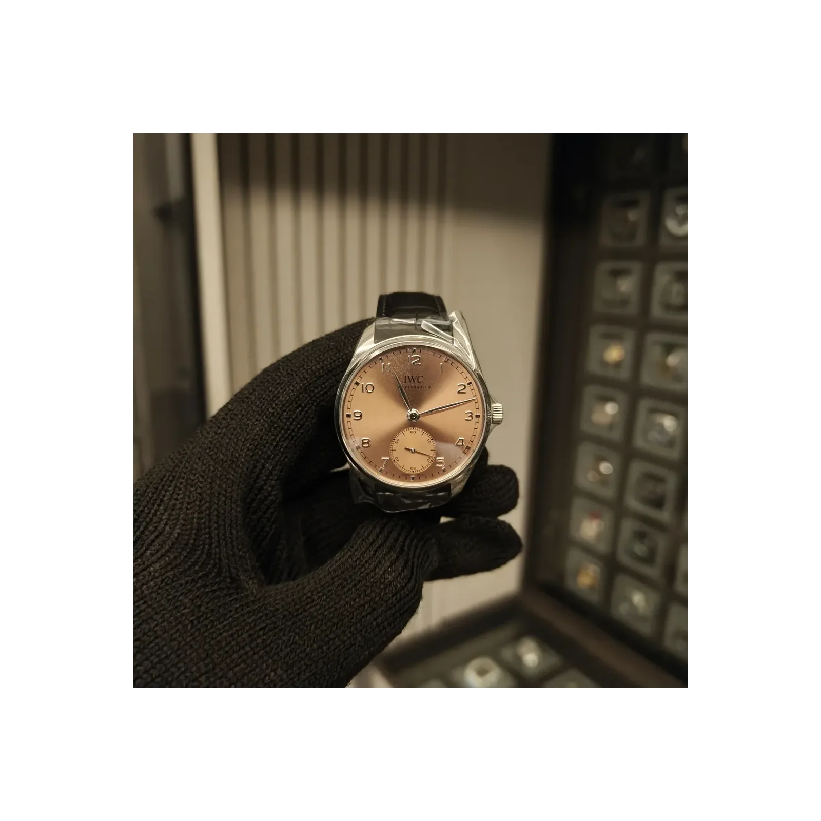 Thumb Portugieser Automatic 40 Stainless Steel / Salmon