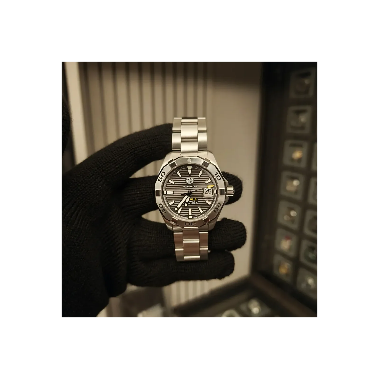 Thumb Aquaracer 300M Calibre 5 Automatic 41 Stainless Steel / Grey / Bracelet