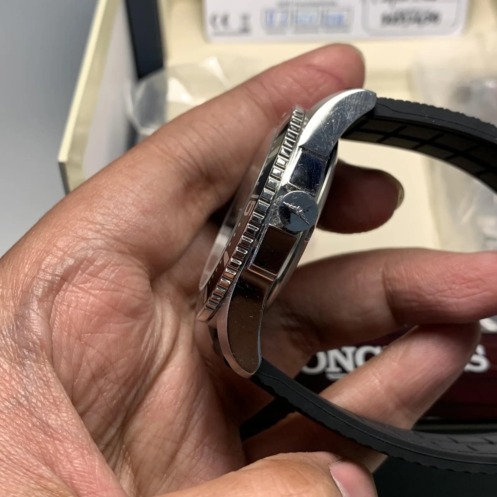 Thumb HydroConquest 41 Automatic Stainless Steel / Black / Bracelet