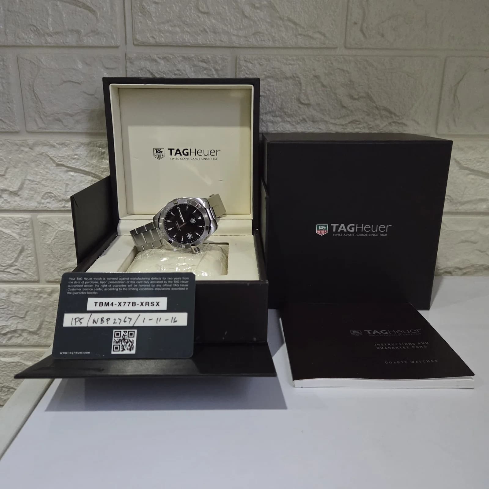 Thumb Aquaracer 300M Quartz 40.5 Stainless Steel / Black / Bracelet