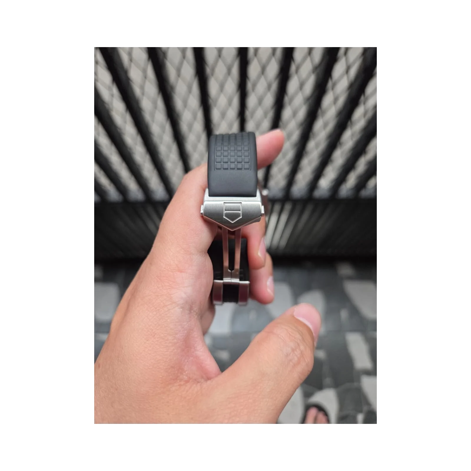 Thumb Aquaracer 500M Calibre 5 43 Stainless Steel / Black / Rubber