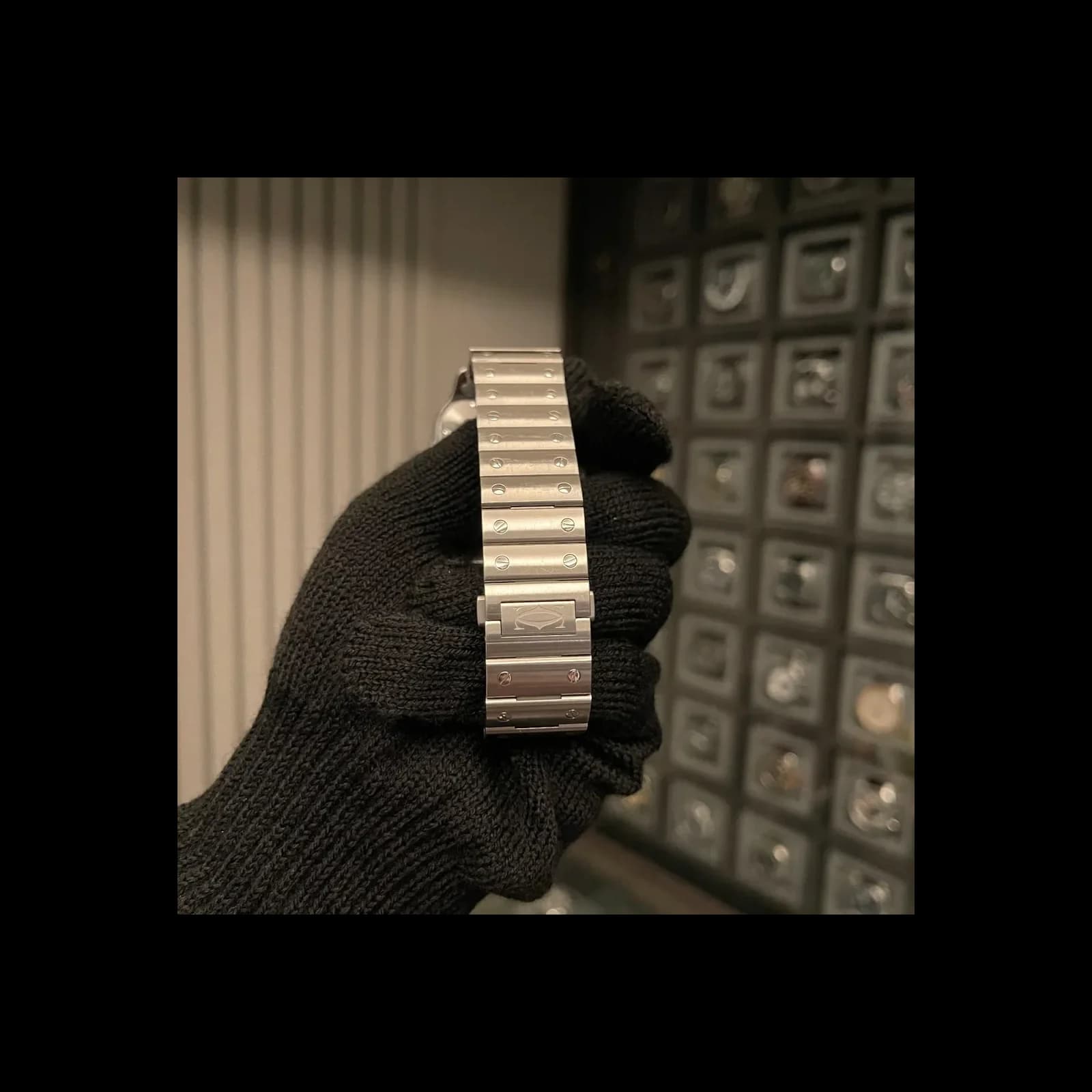 Thumb Santos White Dial Large