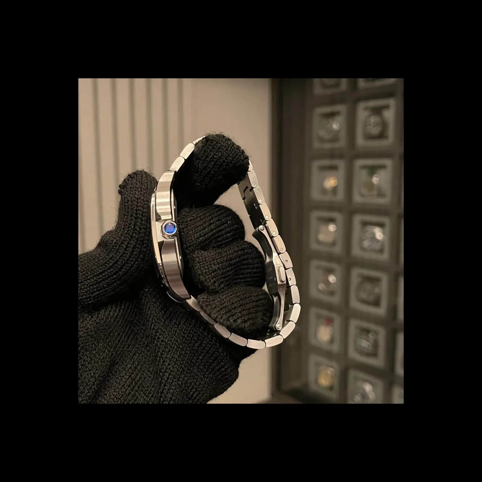 Thumb Santos White Dial Large