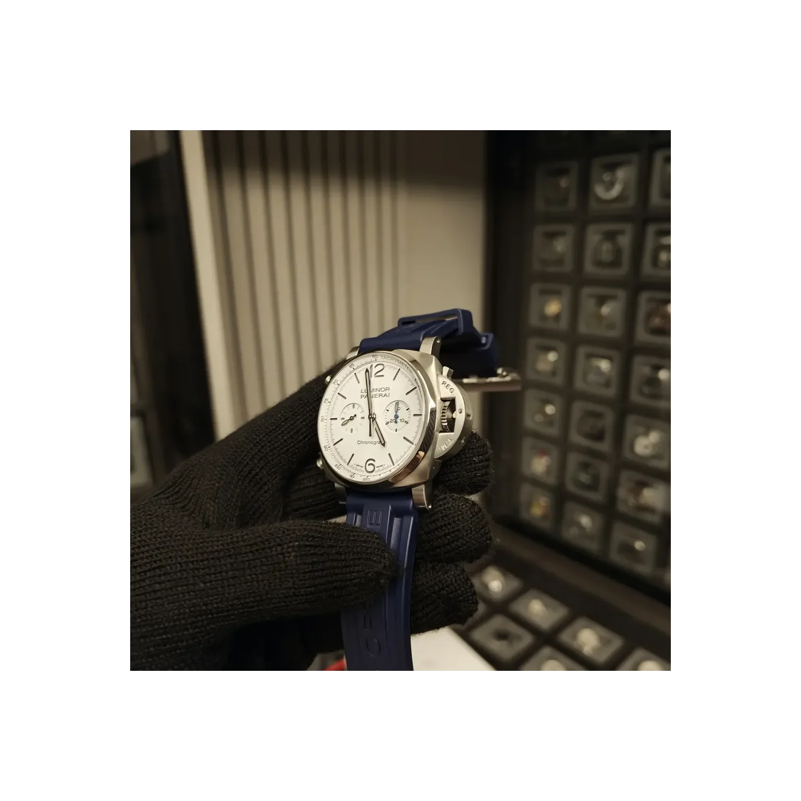 Thumb Luminor 1950 Chrono 44 Stainless Steel / White
